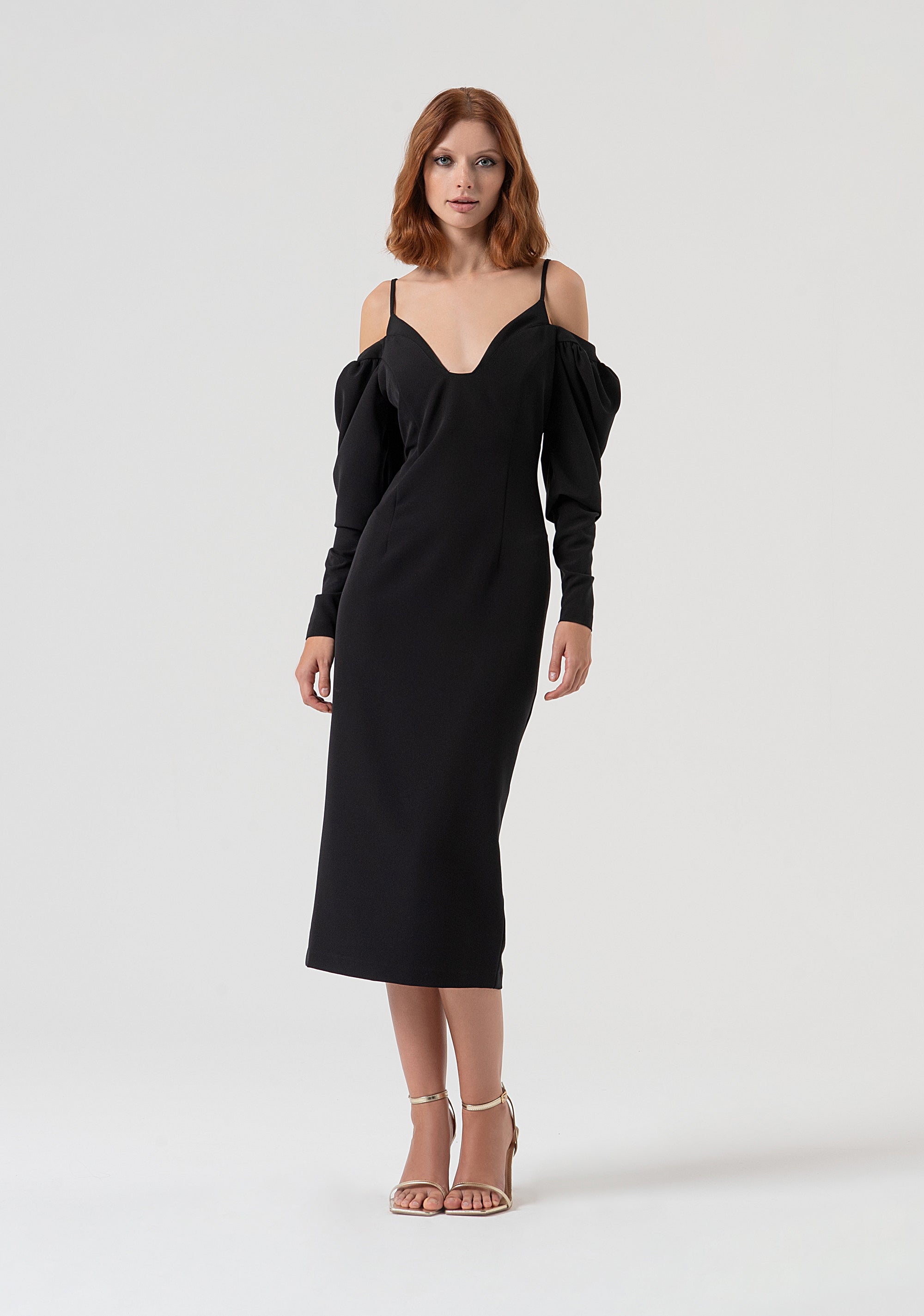 Dress slim fit middle length Fracomina FQ25WD2008W42901-053-1