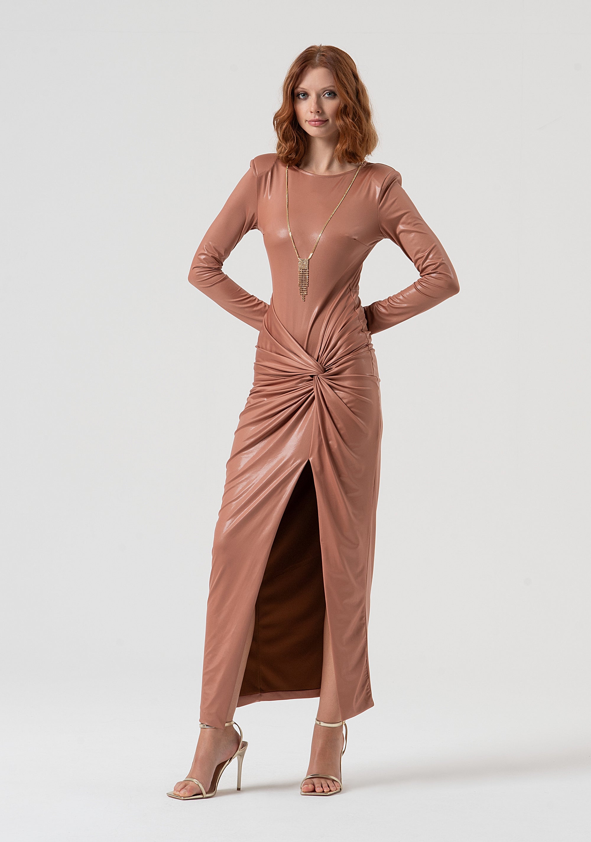 Long dress slim fit Fracomina FQ25WD3006W59501-S67-1