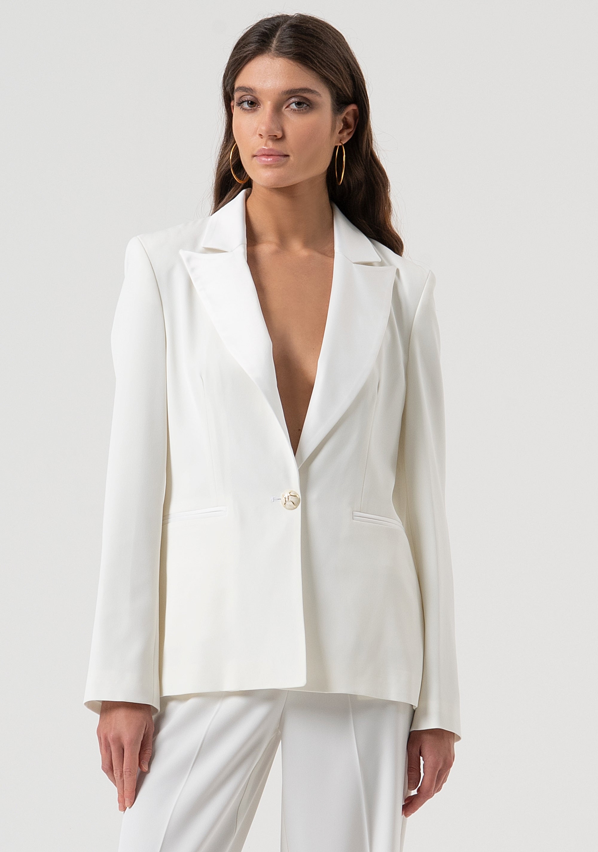 Blazer jacket regular fit single breasted Fracomina FQ25WJ2003W47601-278-1