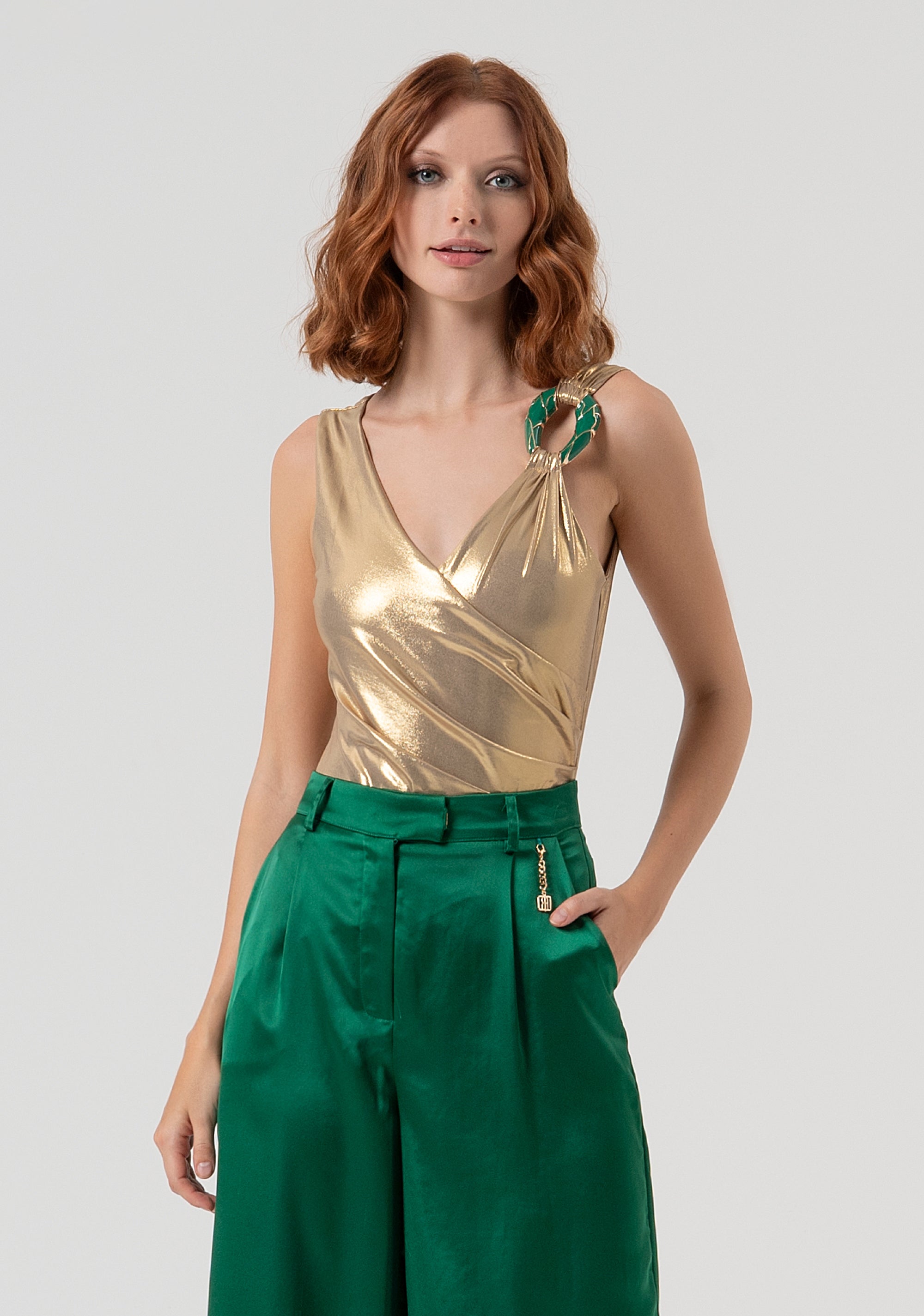 Body slim fit sleeveless Fracomina FQ25WT5002W59501-150-1