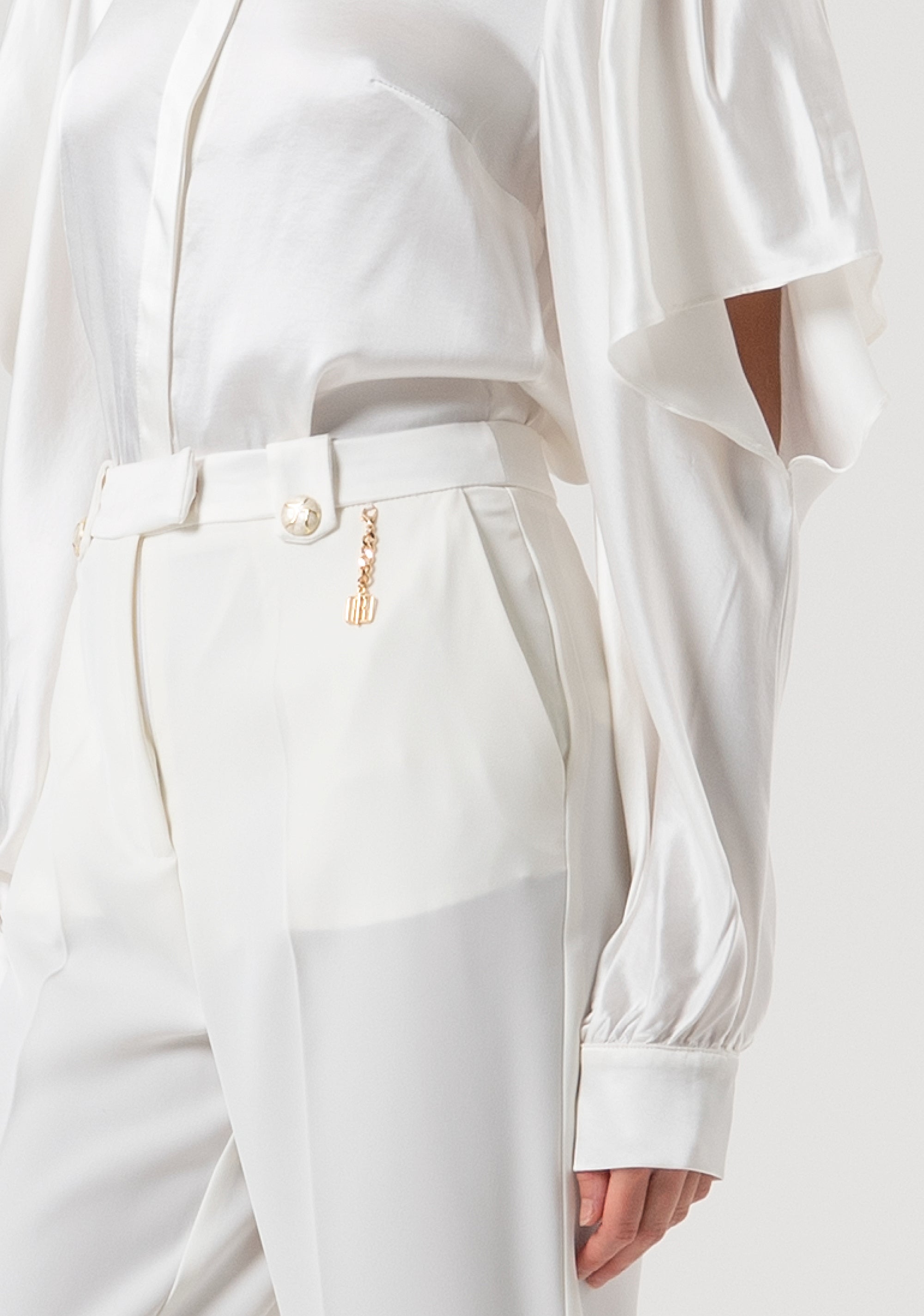 Cigarette pant regular fit made in stretch fabric Fracomina FQ25WV2002W47601-278-3