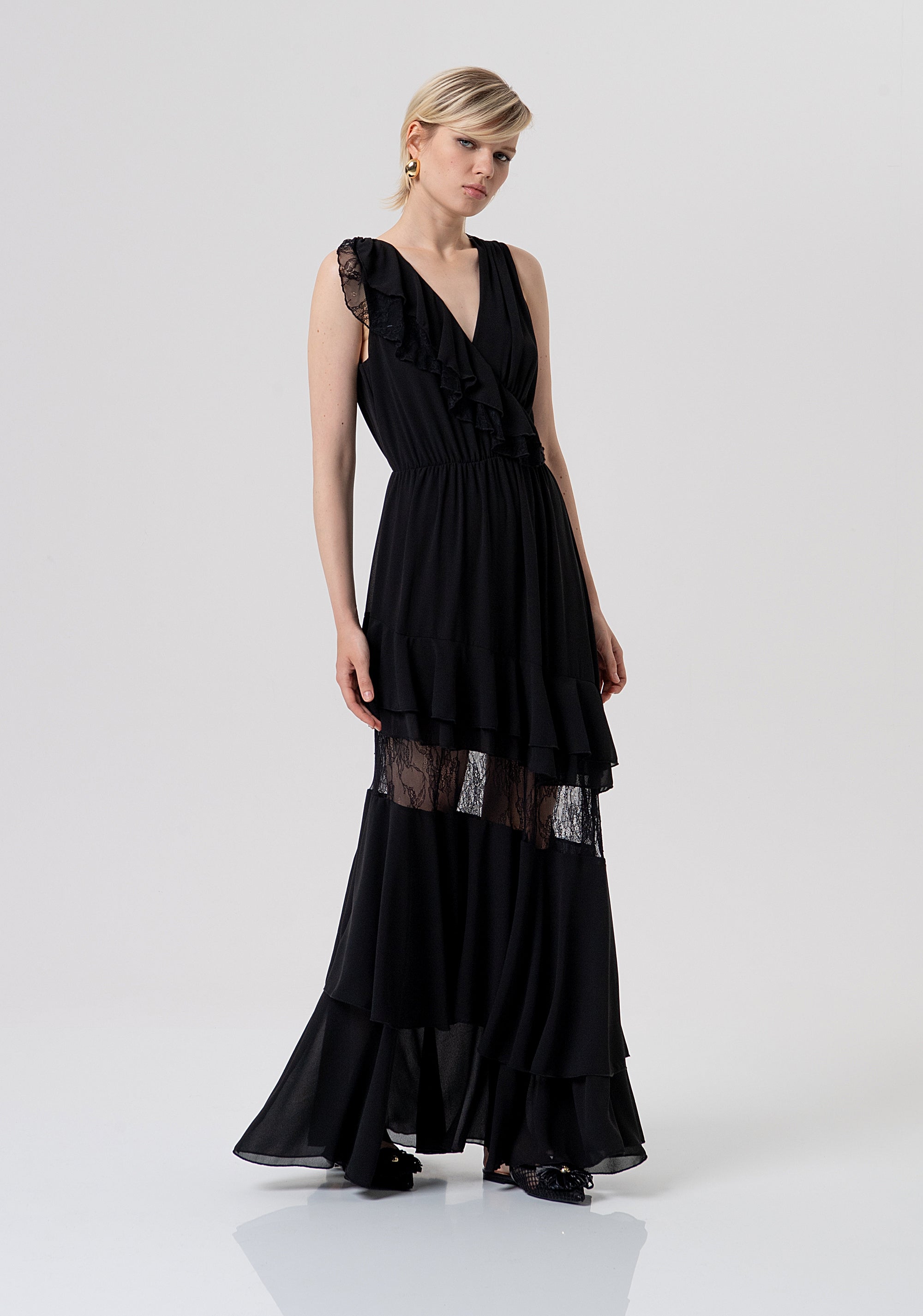 Long sleeveless dress Fracomina FQ26SD3012W412G1-053-2