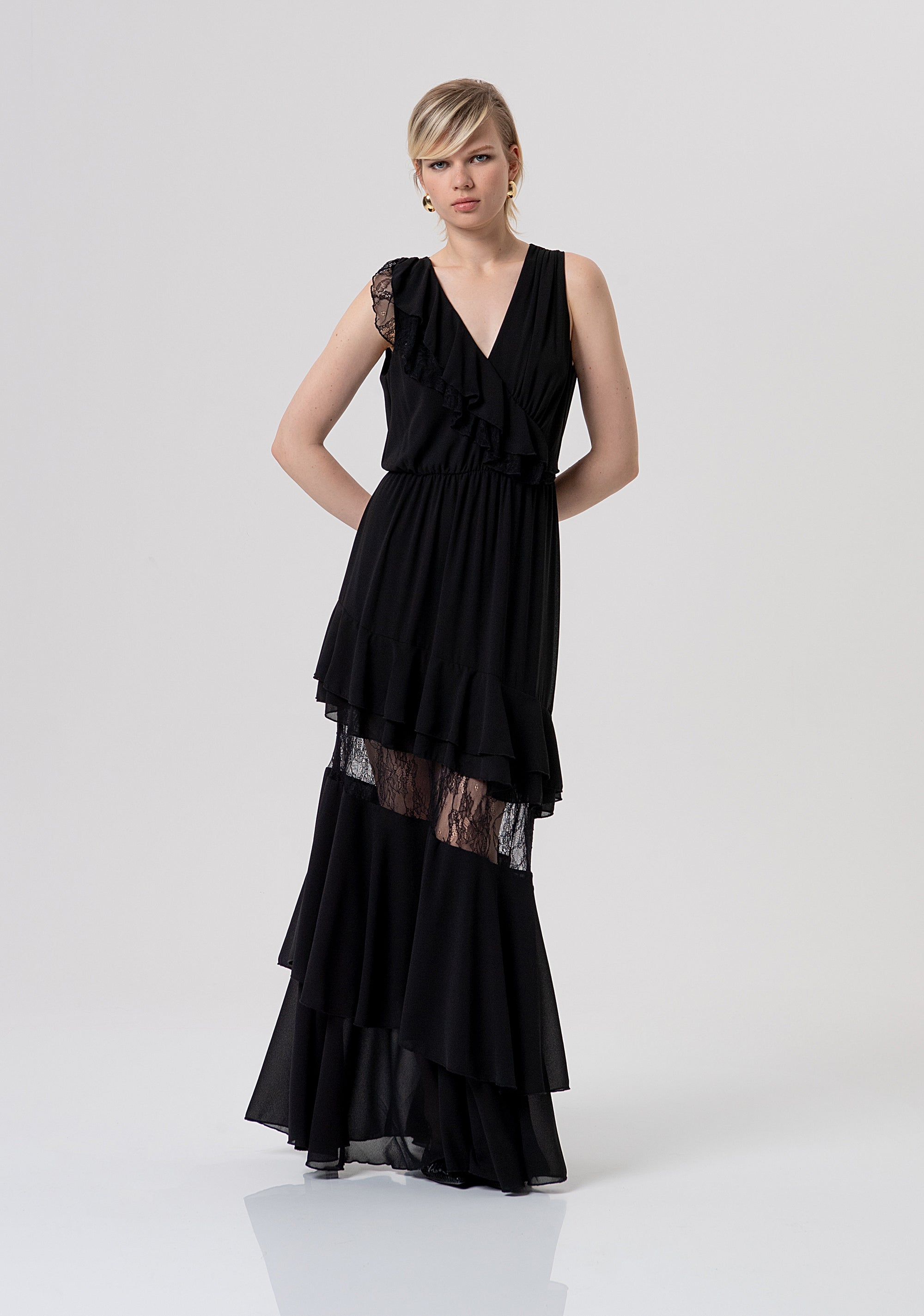 Long sleeveless dress Fracomina FQ26SD3012W412G1-053