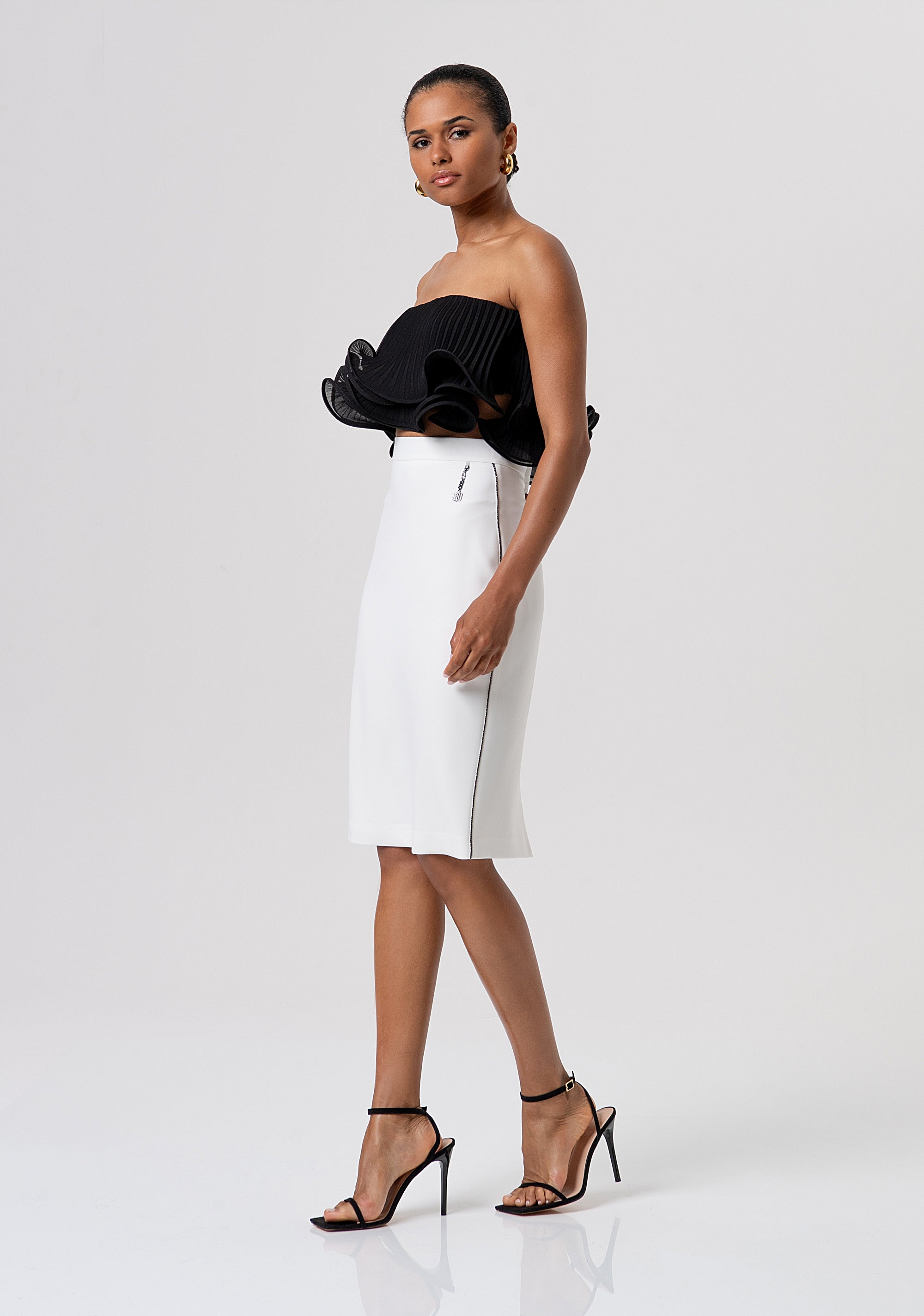 Sheath skirt slim fit middle length Fracomina FQ26SG2002W47601-278-3