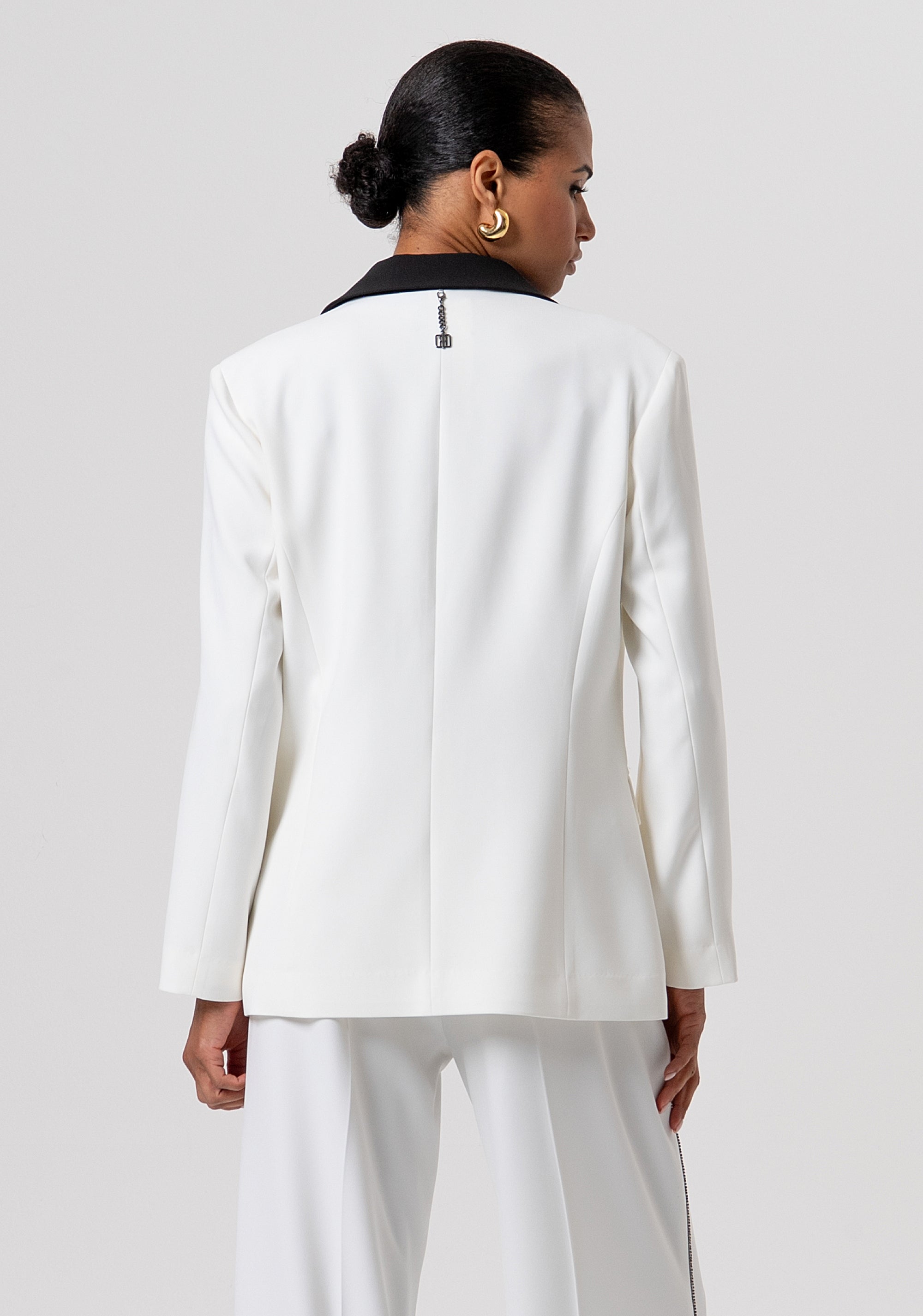 Long blazer oversize single breasted Fracomina FQ26SJ3001W47601-324-3