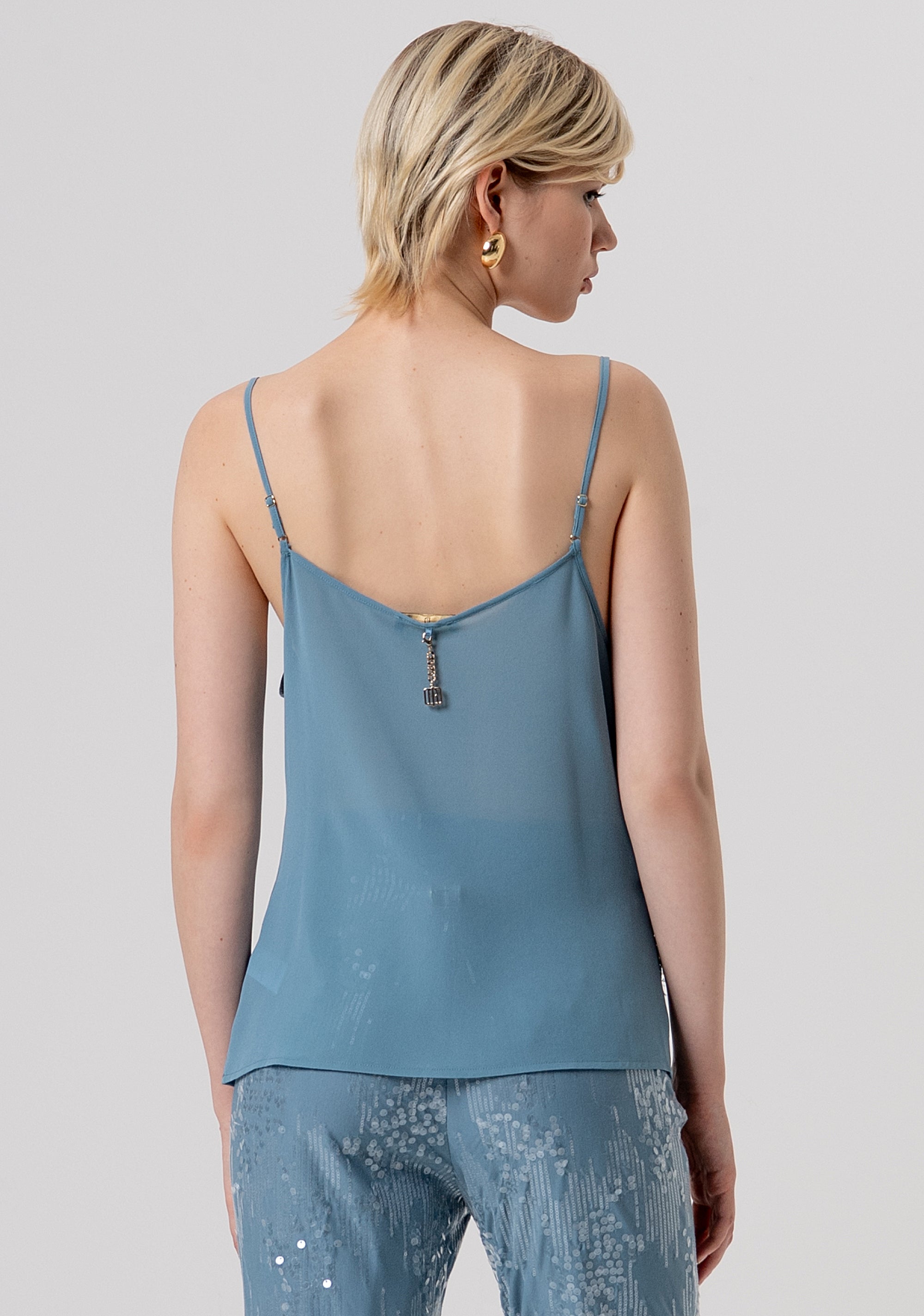 Tank top lingerie style Fracomina FQ26ST2002W41201-C33-3