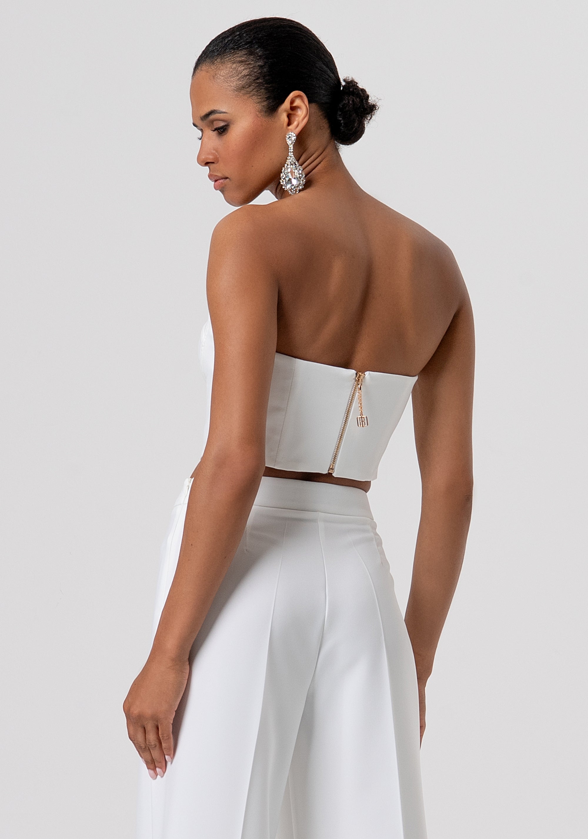 Sleeveless bustier cropped Fracomina FQ26ST2011W42901-278-3