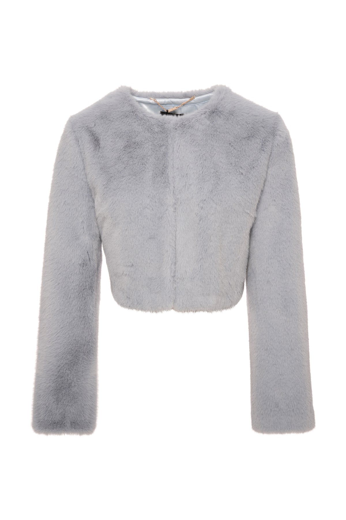 Jacket cropped made in fake fur Fracomina FQ26WC4003O44501-K81-1