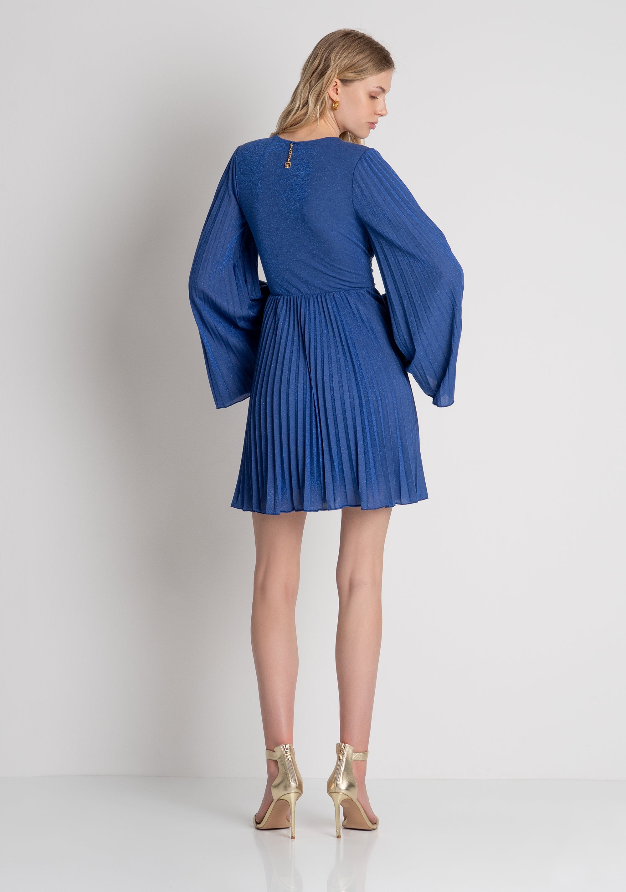 Mini dress regular fit with lurex Fracomina FQ26WD1003W855F9-064-3