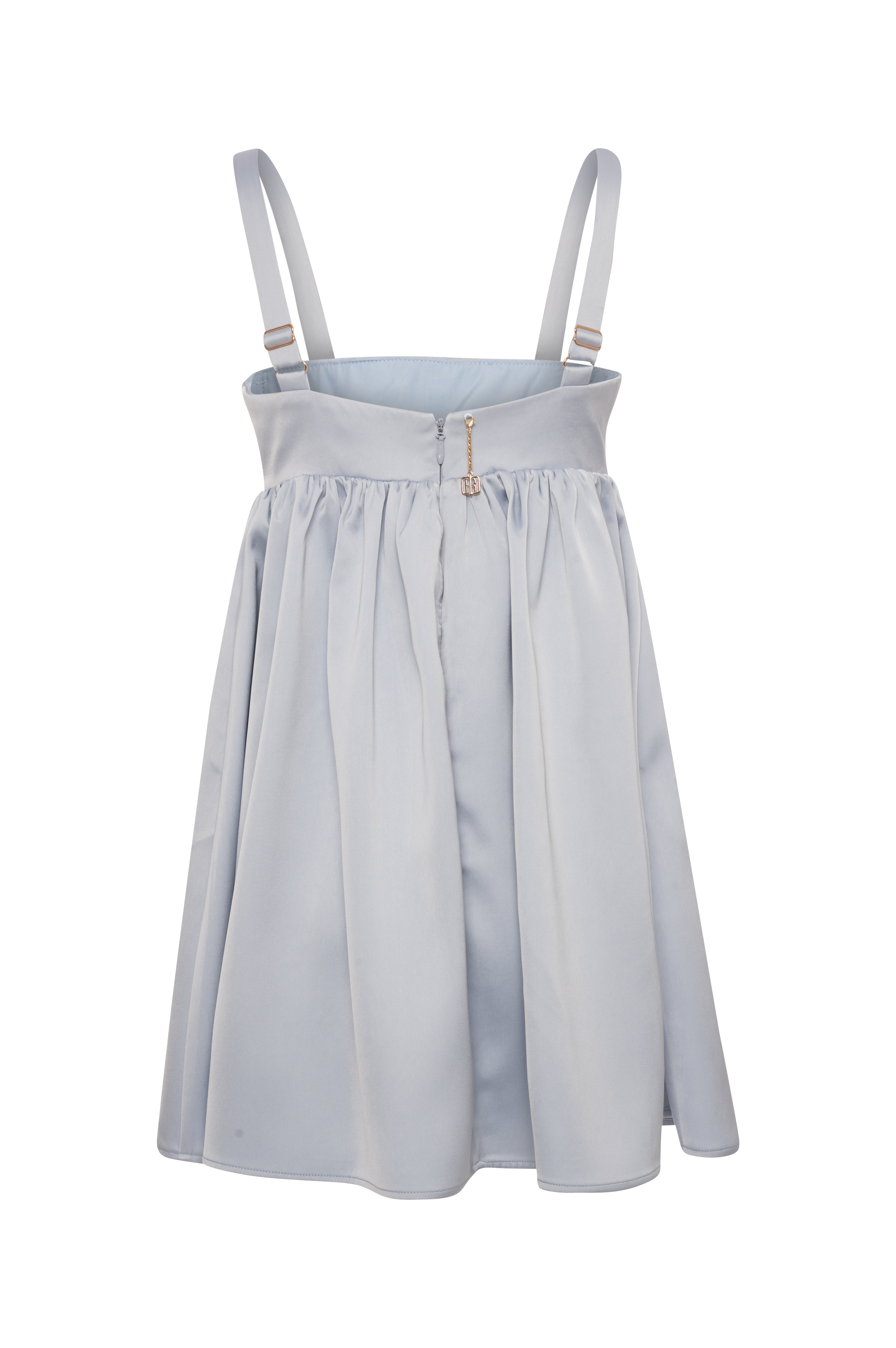 Mini sleeveless dress made in satin Fracomina FQ26WD1005W853E5-K81-2