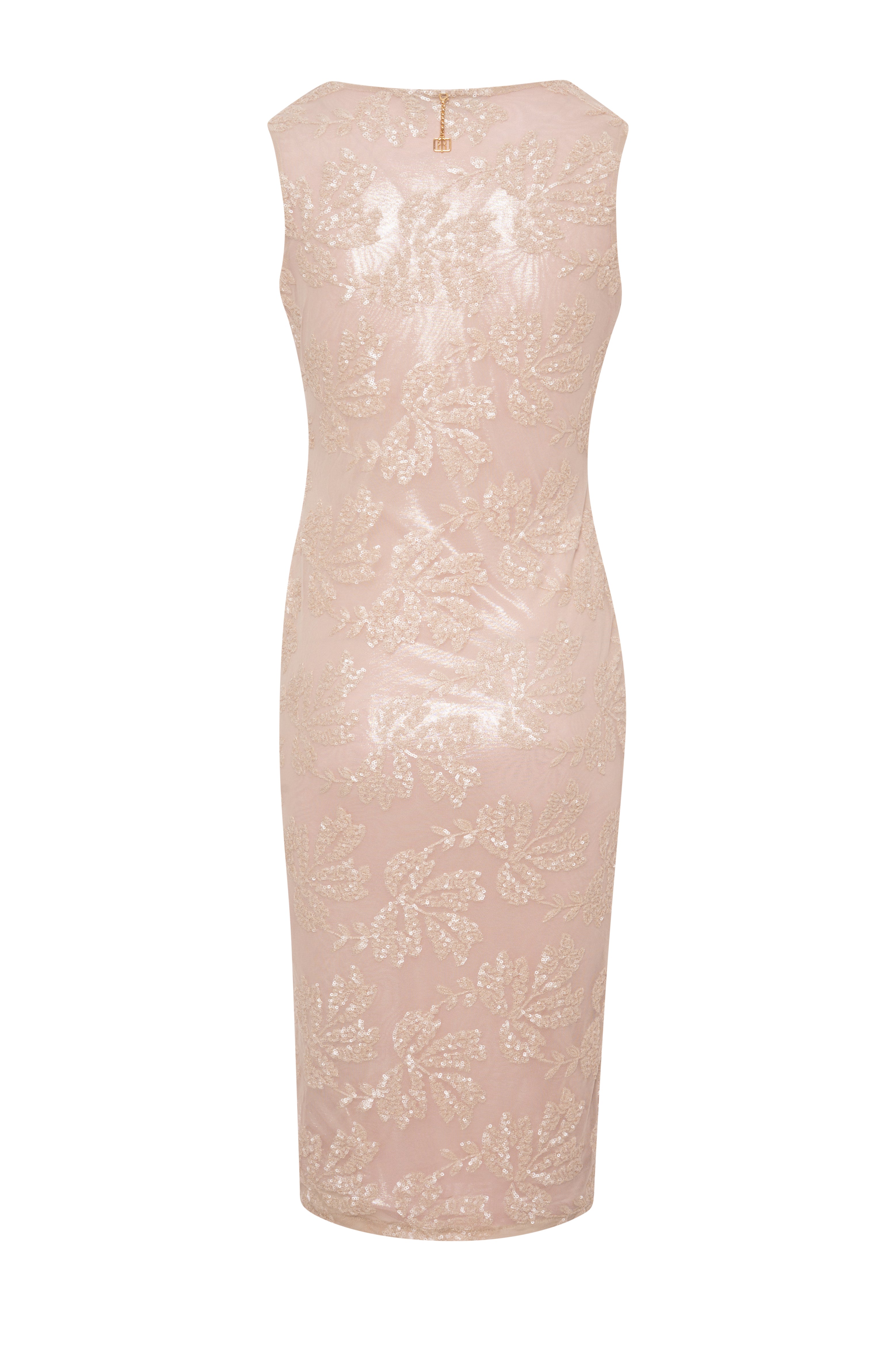 Dress slim fit middle length with embroideries Fracomina FQ26WD2010W529E5-K29-2