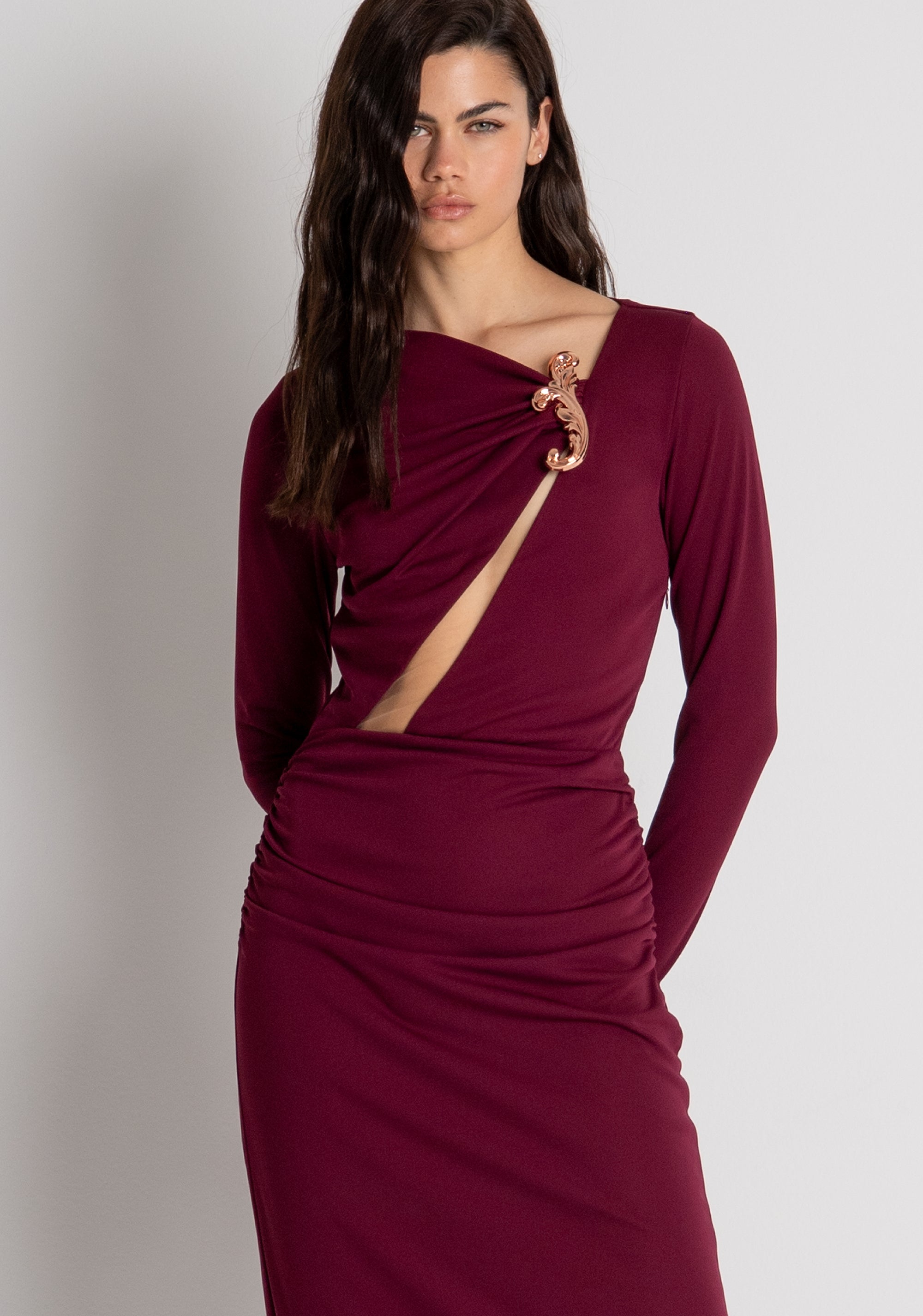 Long dress slim fit Fracomina FQ26WD3004W62601-T51-2