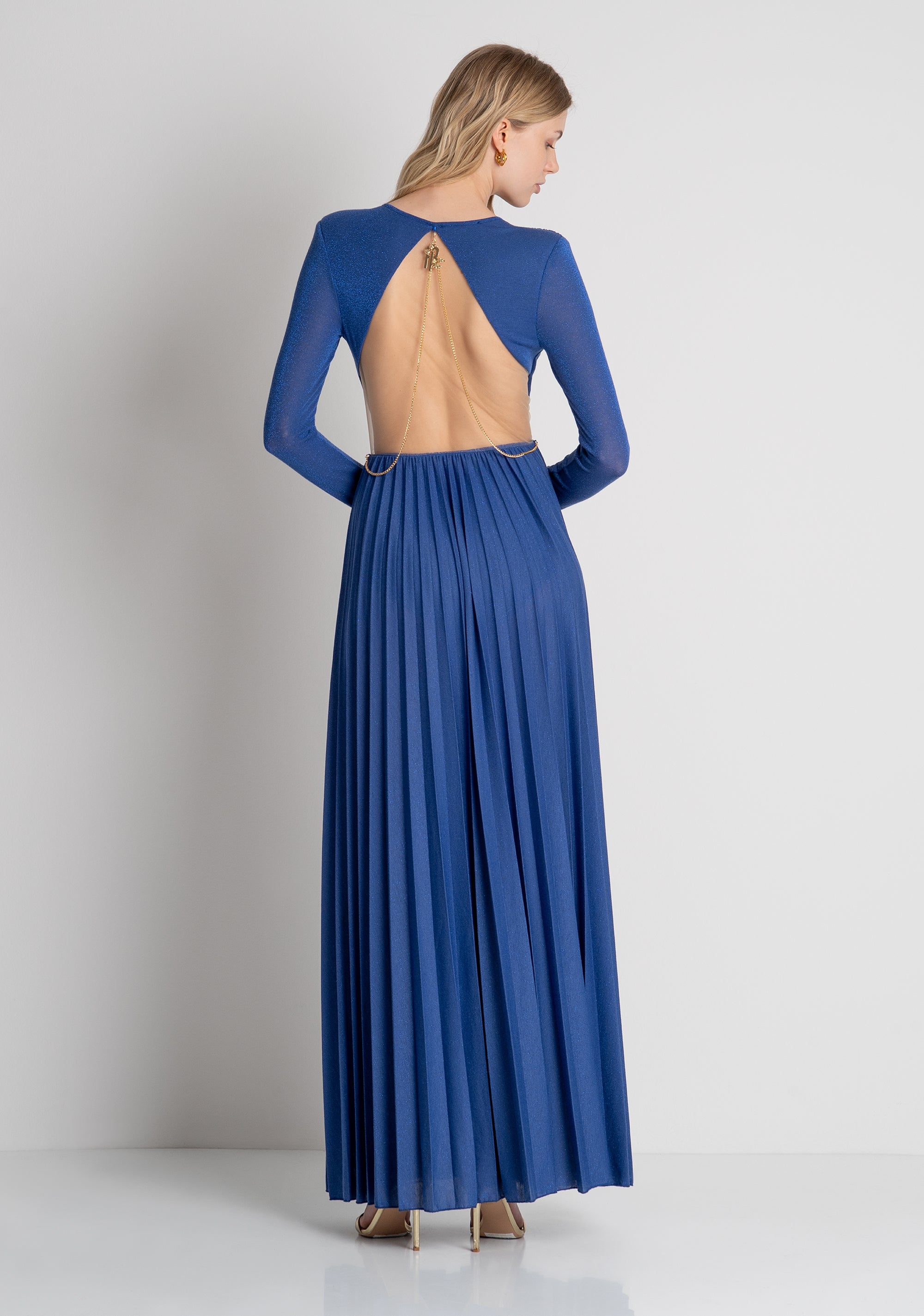 Long dress regular fit with lurex Fracomina FQ26WD3005W855F9-064-4