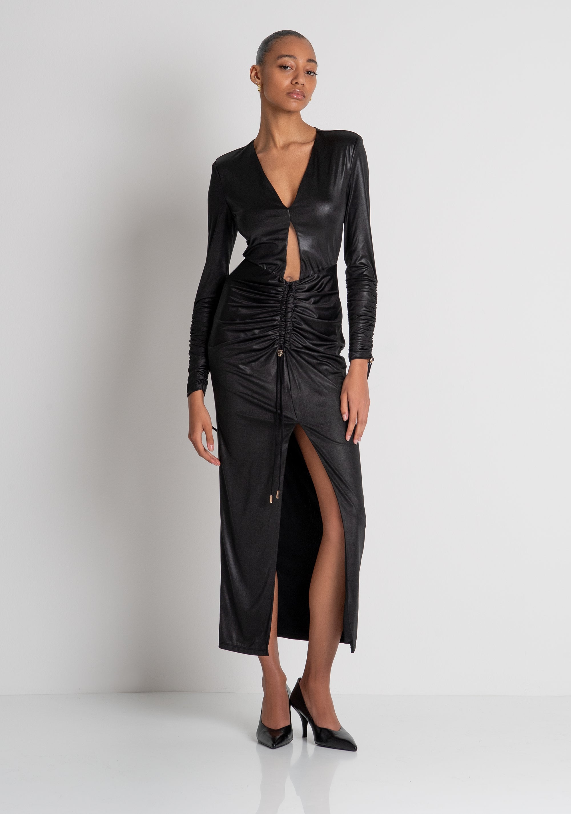 Long dress slim fit Fracomina FQ26WD3015W59501-053-2