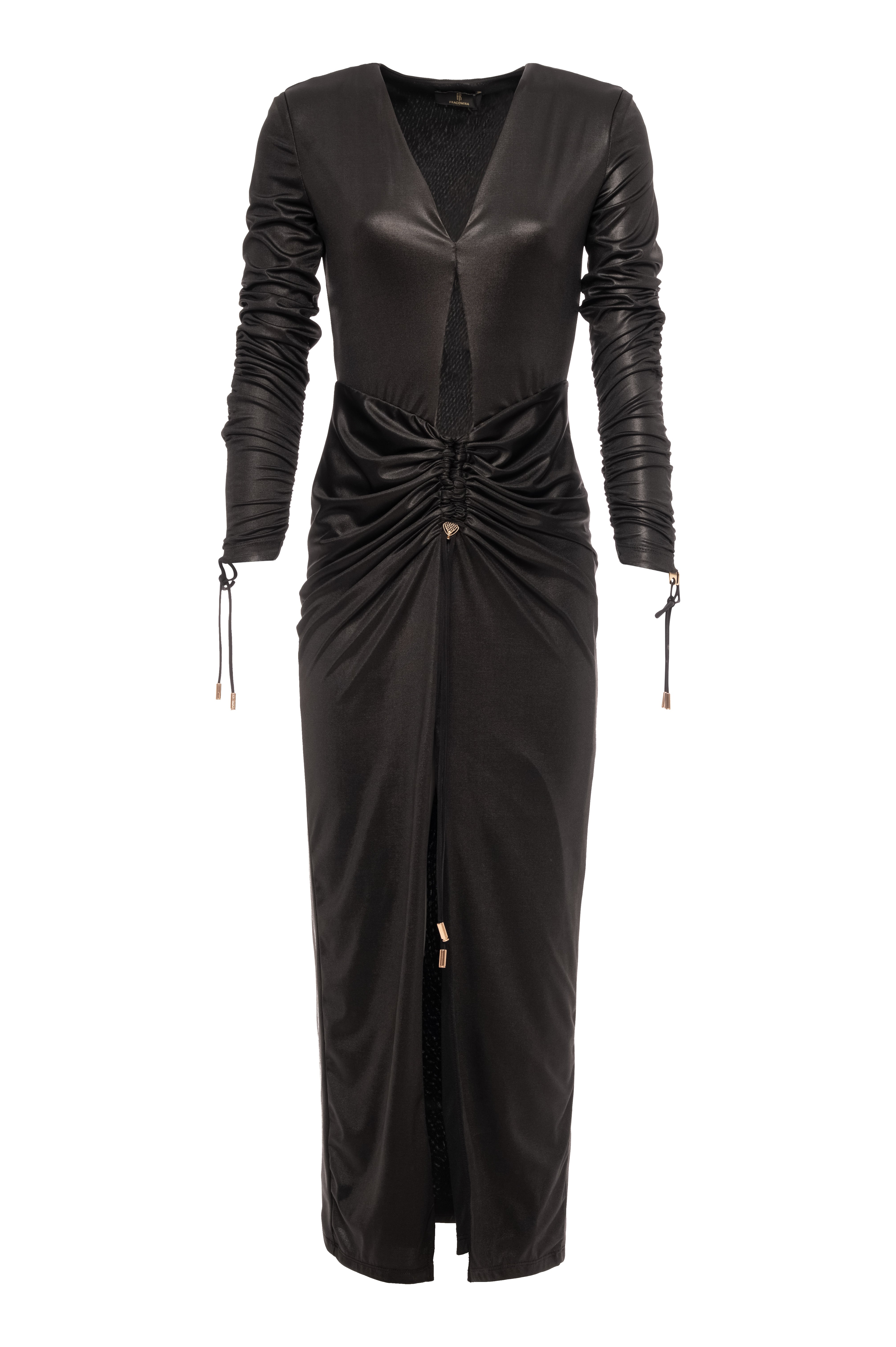 Long dress slim fit Fracomina FQ26WD3015W59501-K01-1