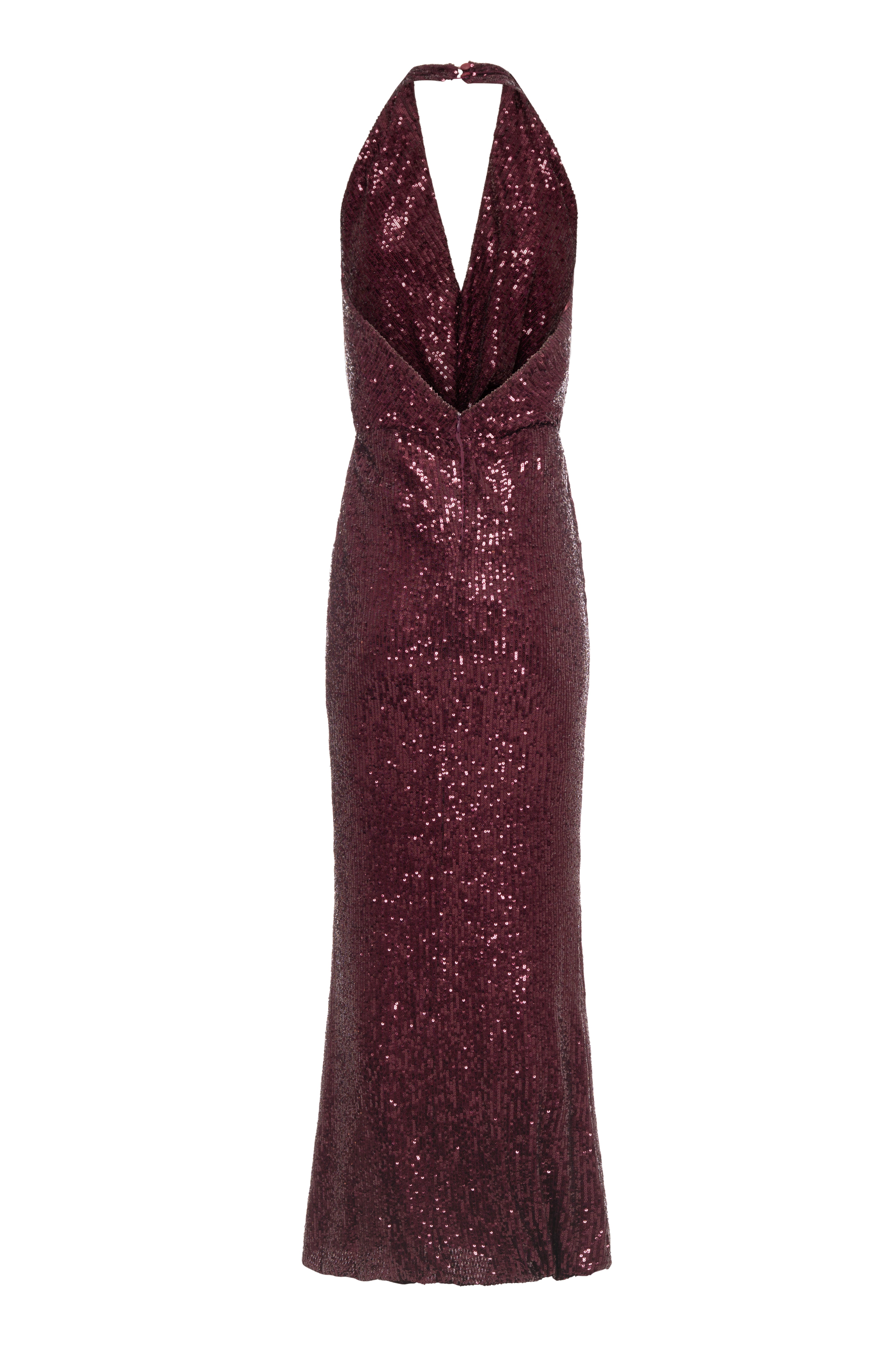 Long sleeveless dress with sequins Fracomina FQ26WD3017W706N6-KI3-2