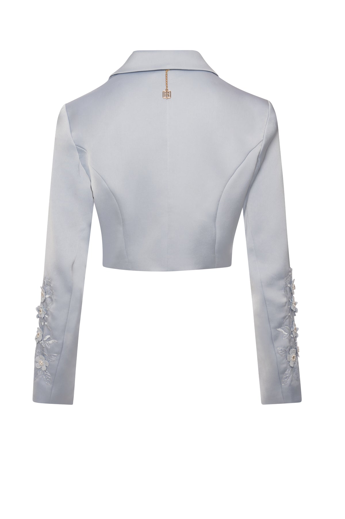 Blazer jacket cropped made in satin Fracomina FQ26WJ1002W853E5-K81-2