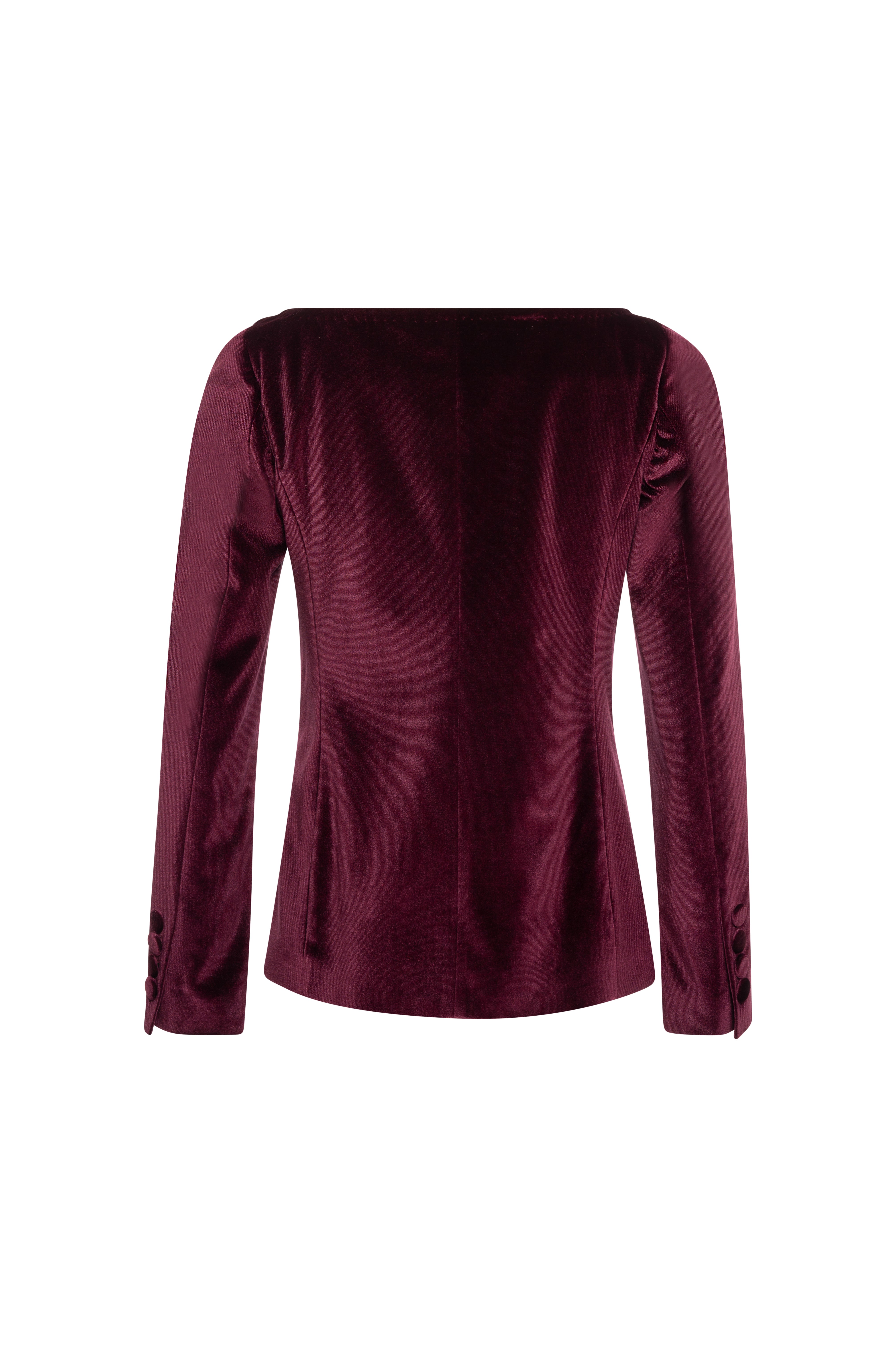 Jacket slim fit made in velvet Fracomina FQ26WJ2002W59601-KI3-2