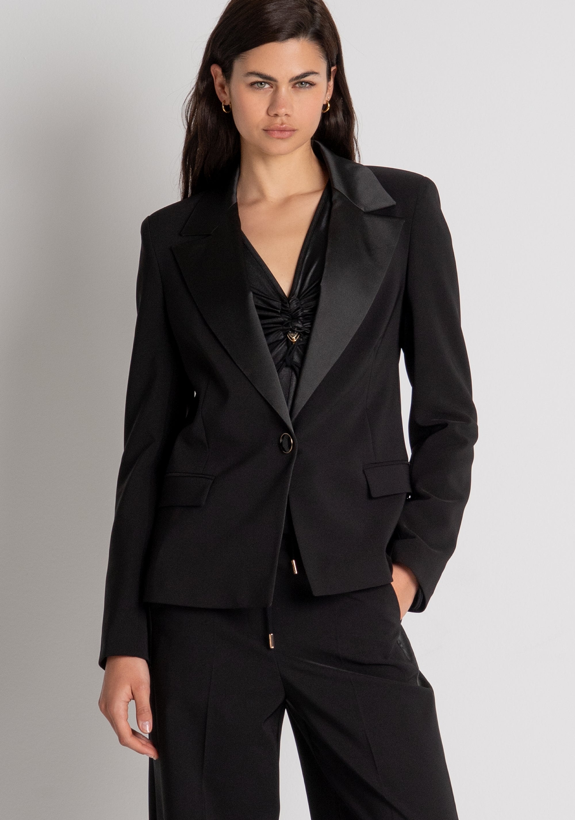 Blazer jacket slim fit single breasted Fracomina FQ26WJ2003W75401-053-2