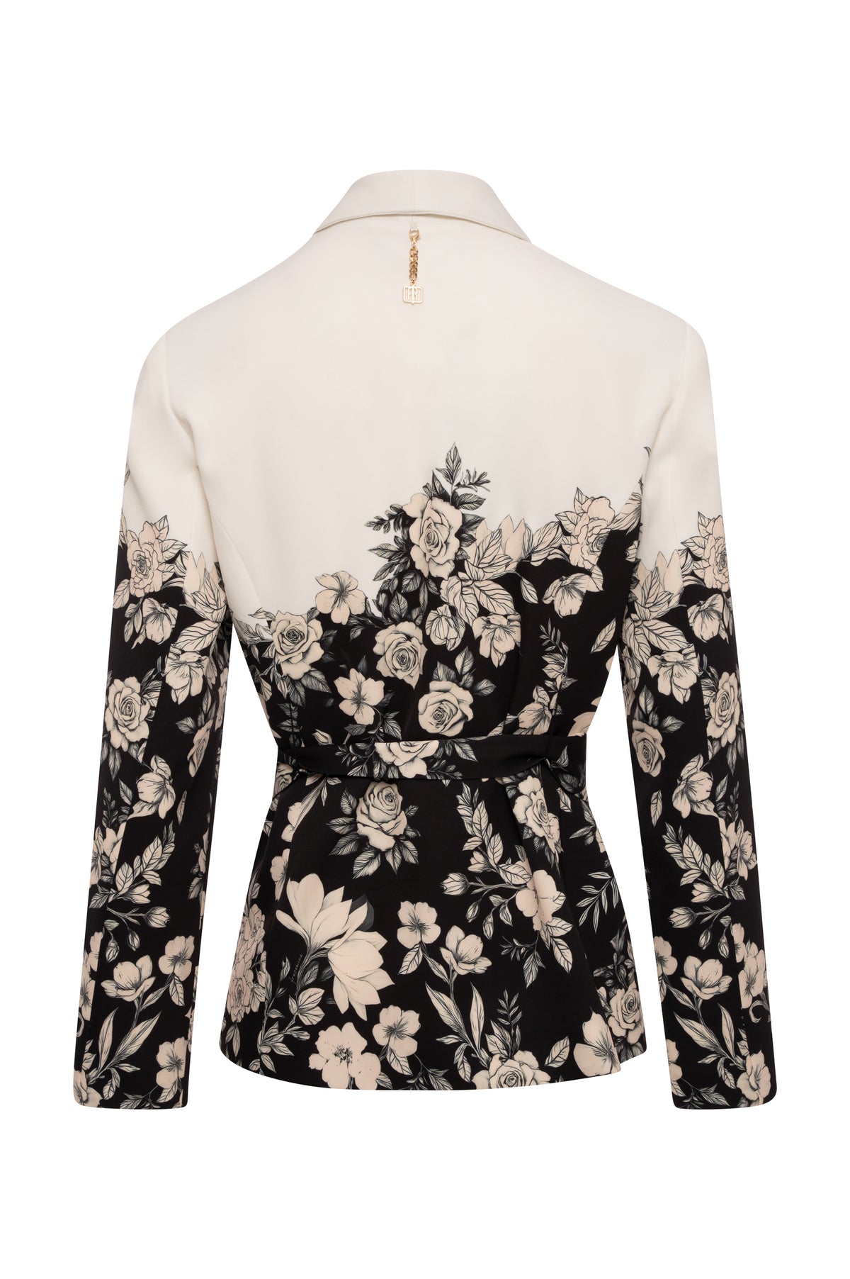 Blazer jacket regular fit with flowery pattern Fracomina FQ26WJ3006W476K2-KE1-2