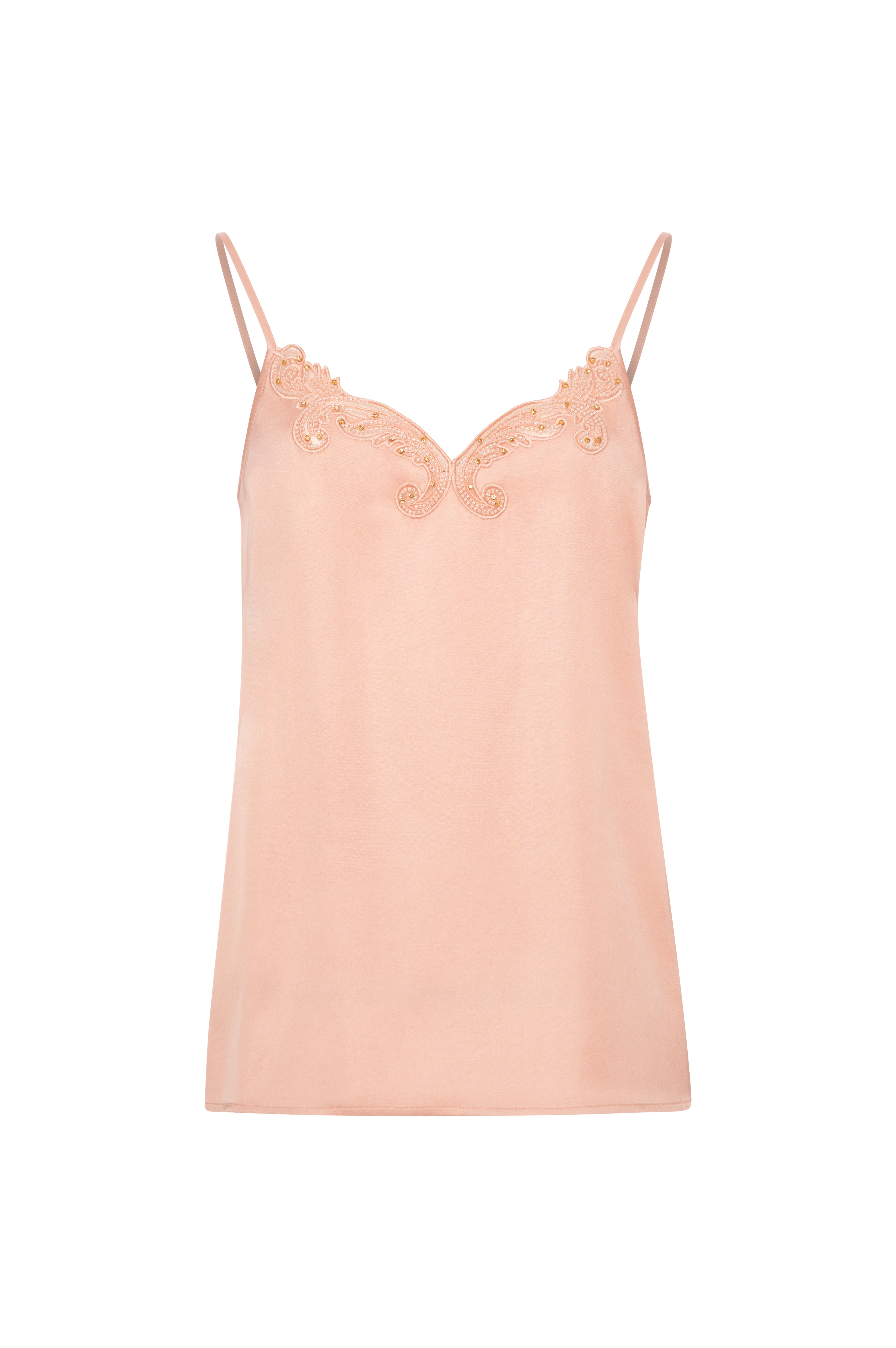 Tank top made in satin Fracomina FQ26WT2001W739E5-K29-1