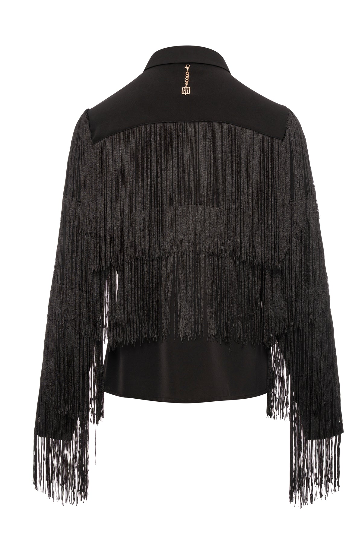 Shirt regular fit with fringes Fracomina FQ26WT6006W85201-K01-2