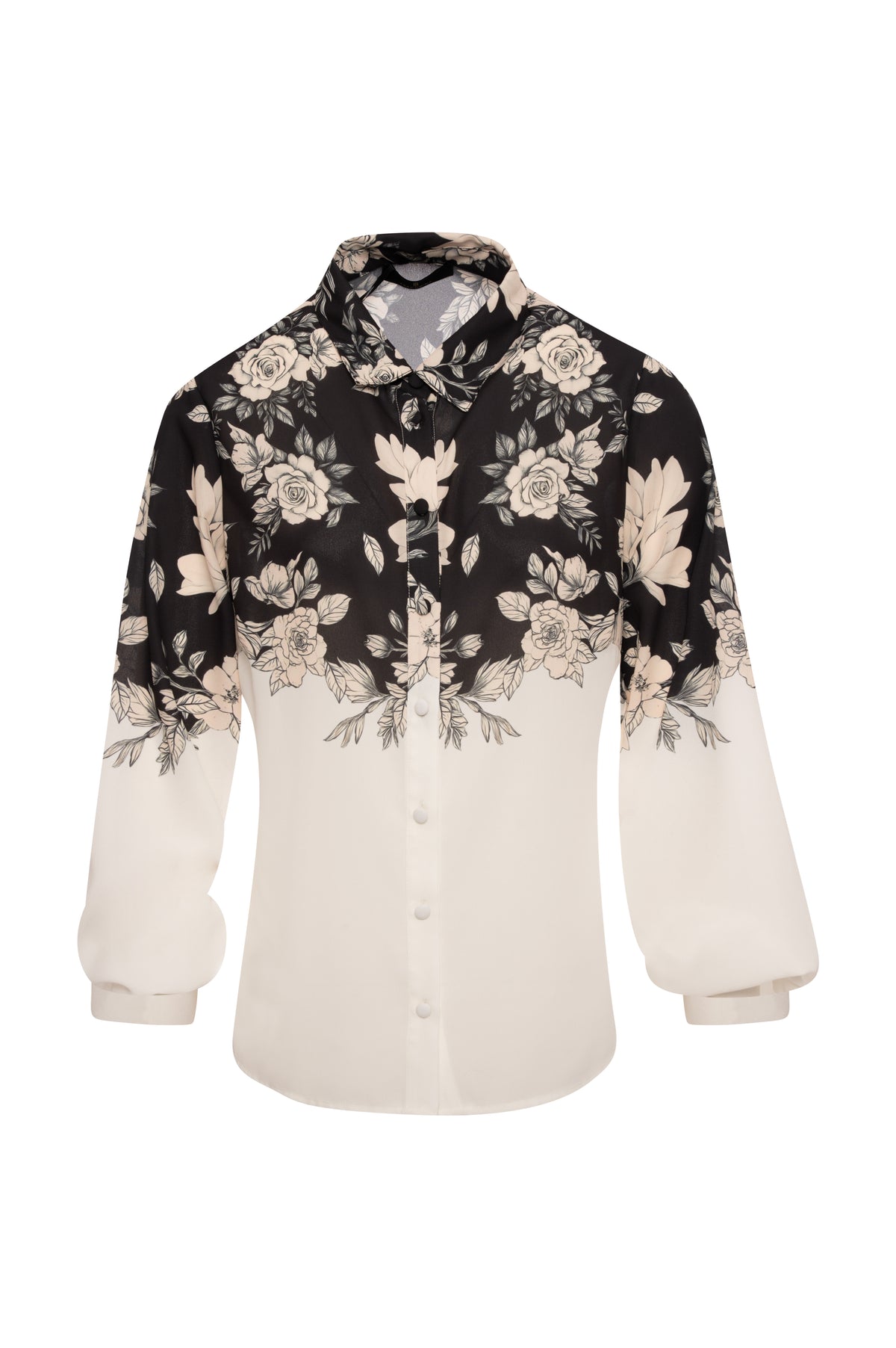 Shirt regular fit with flowery pattern Fracomina FQ26WT6007W412K2-KE1-1
