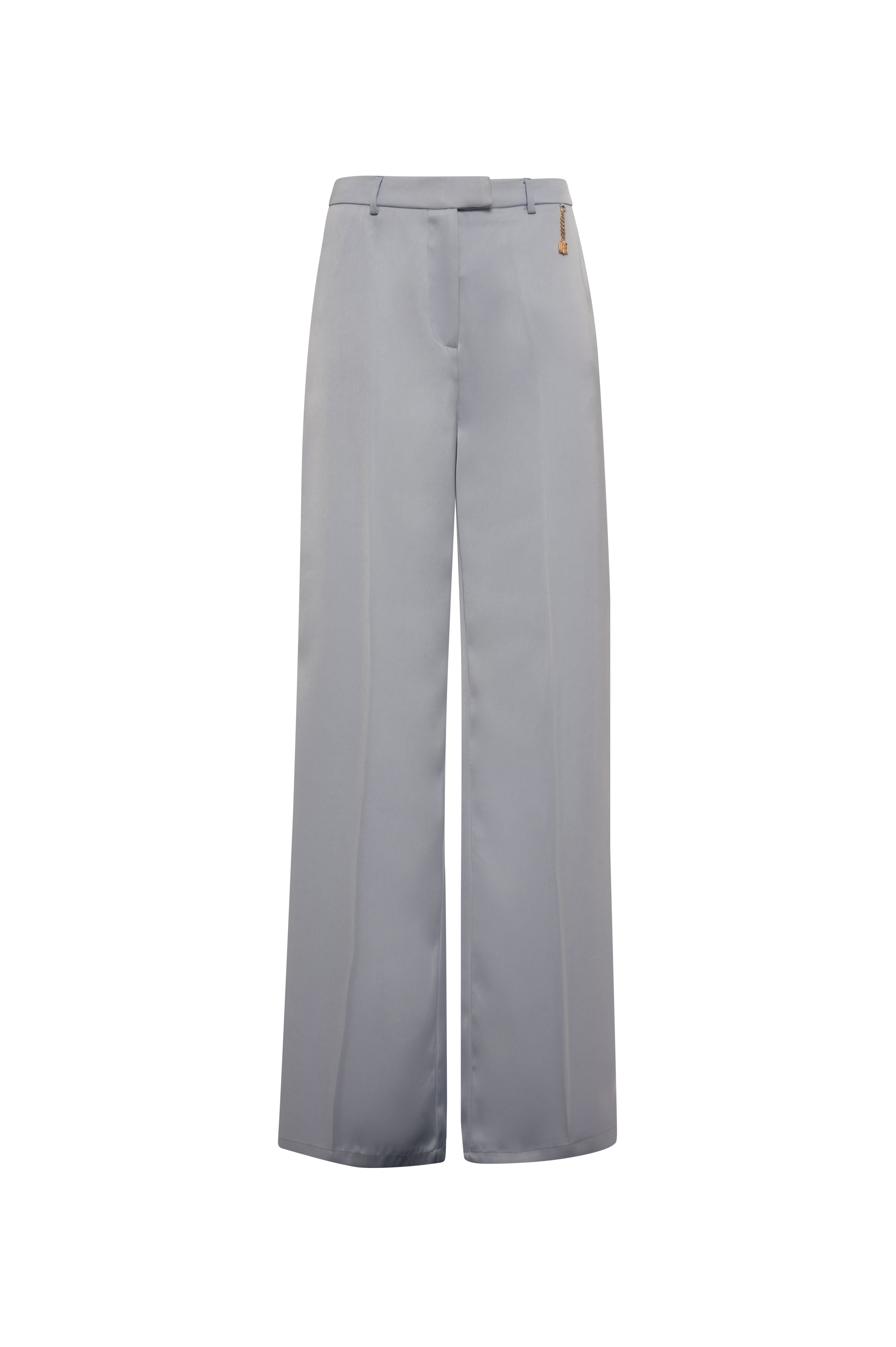 Palazzo pant wide fit made in satin Fracomina FQ26WV3005W85301-K81-1
