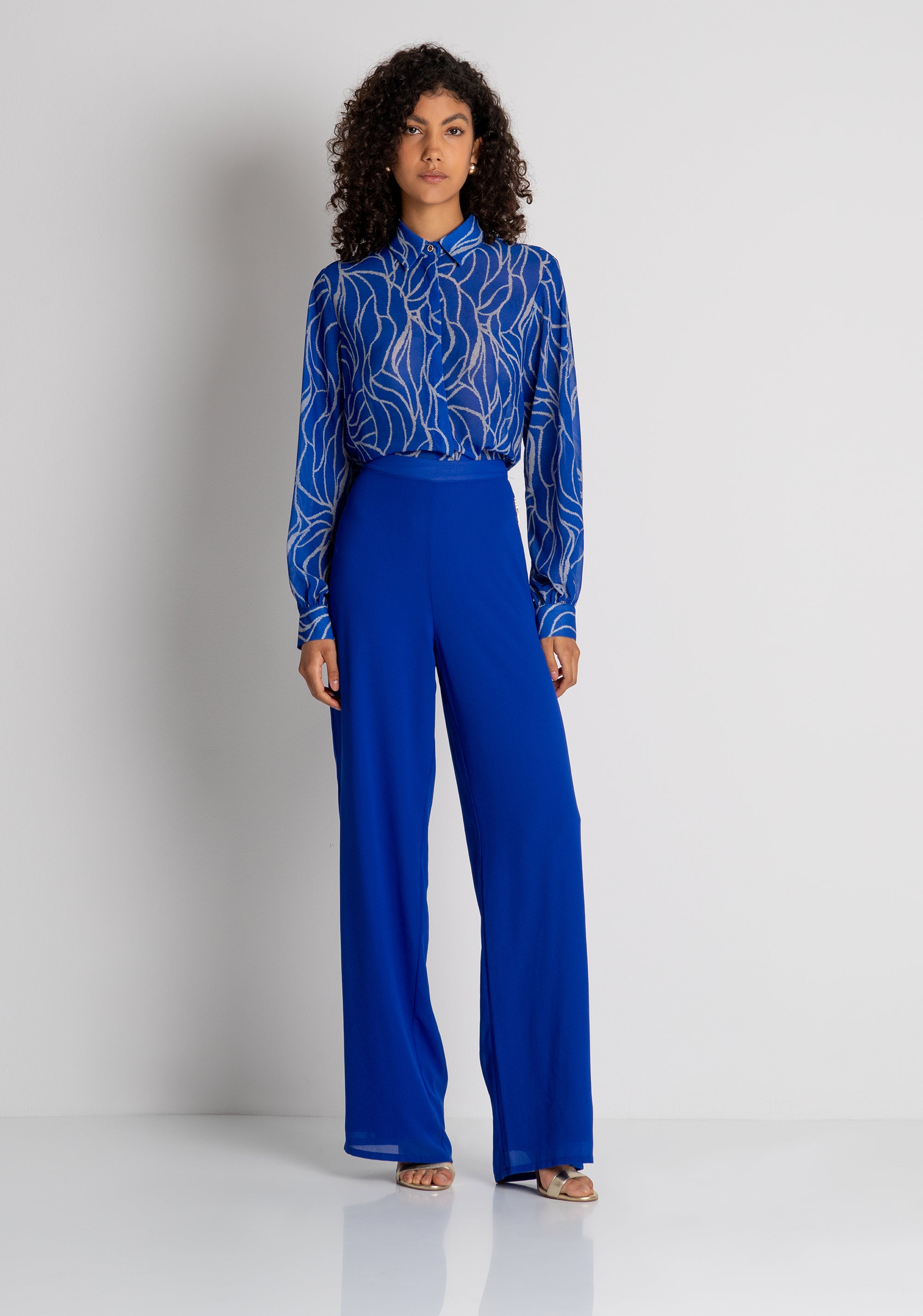 Palazzo pant wide fit Fracomina FQ26WV3006W41201-064-2