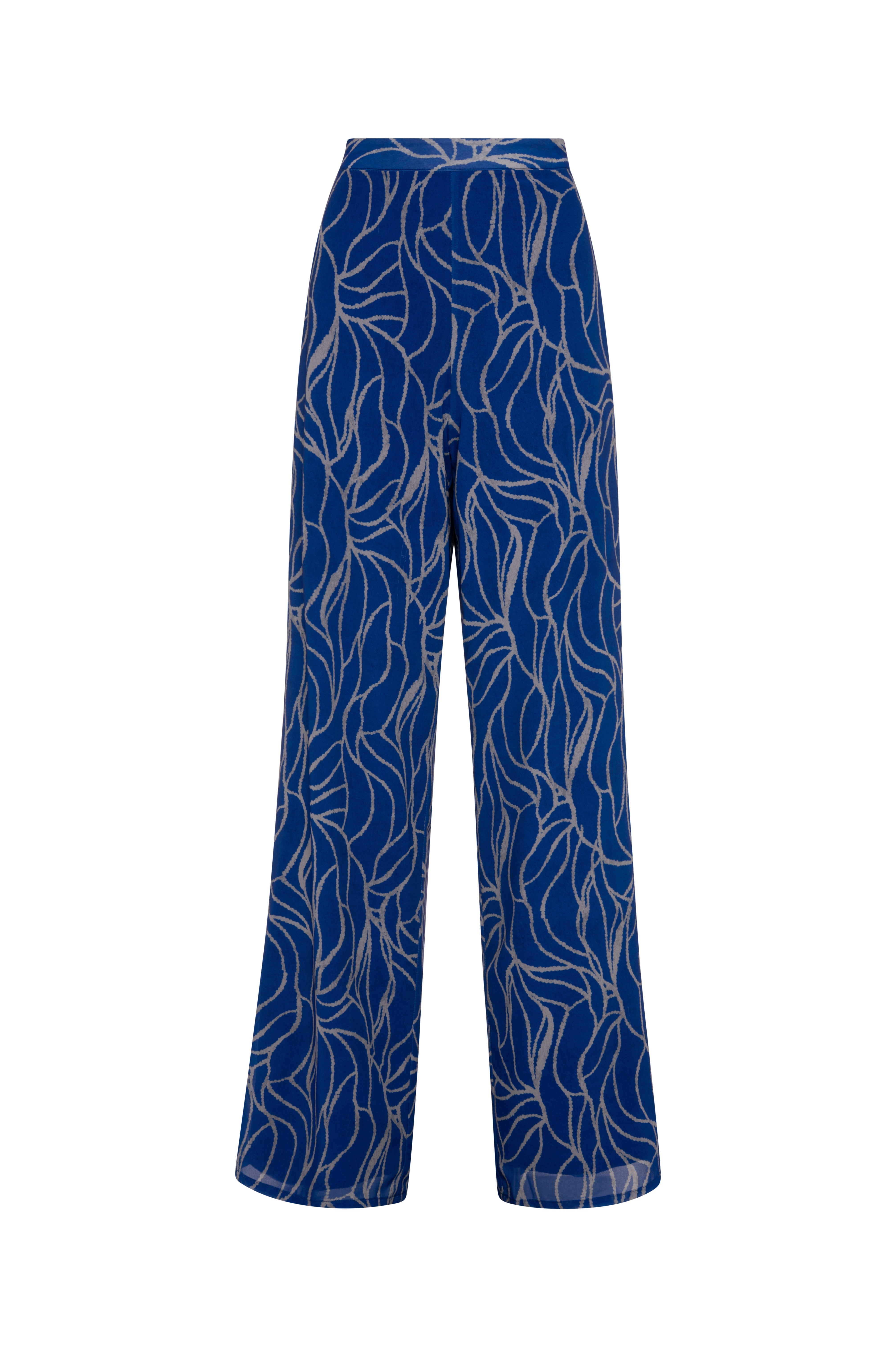 Palazzo pant wide fit with pattern Fracomina FQ26WV3006W412K5-KI8-1
