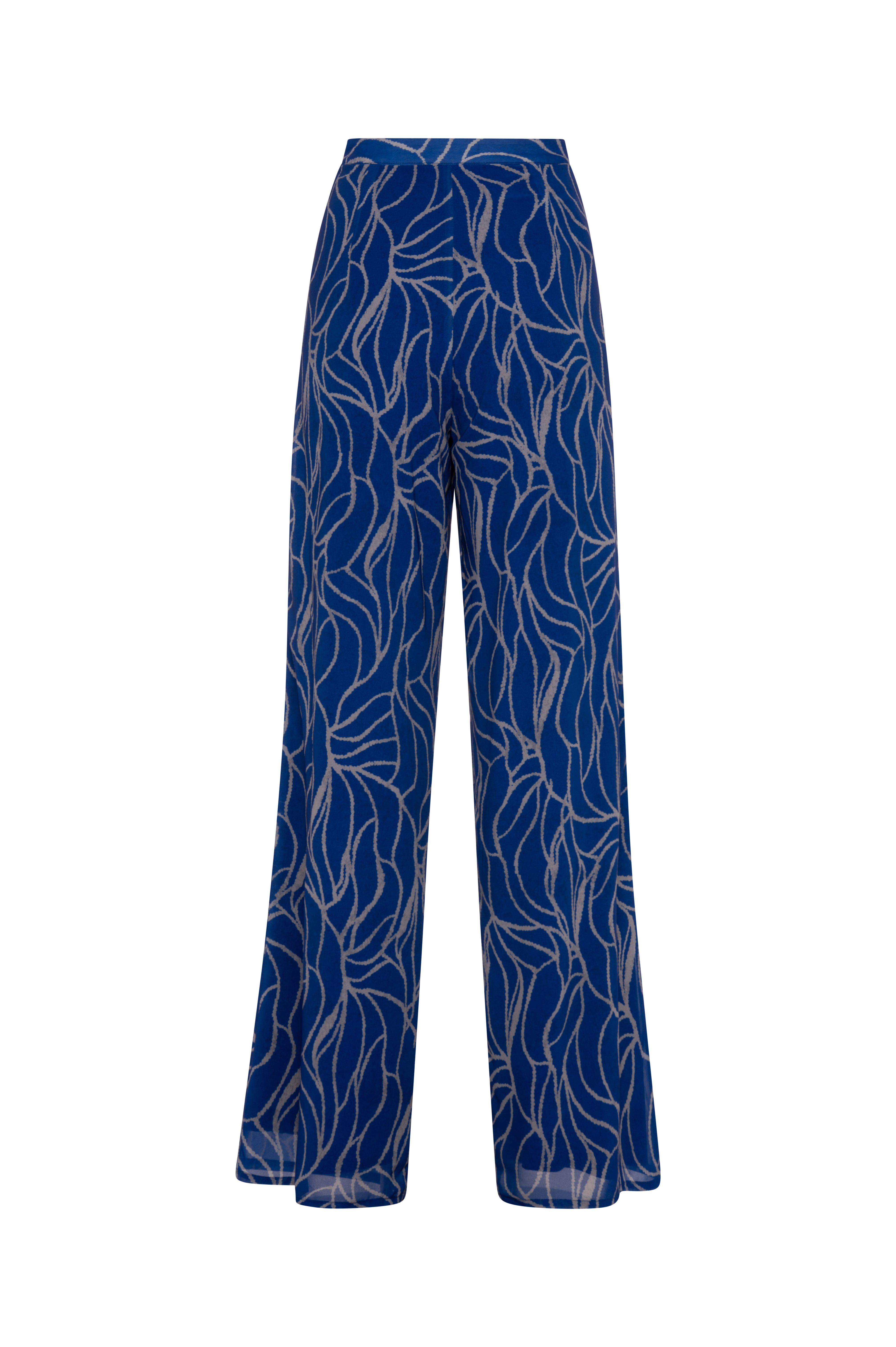Palazzo pant wide fit with pattern Fracomina FQ26WV3006W412K5-KI8-2