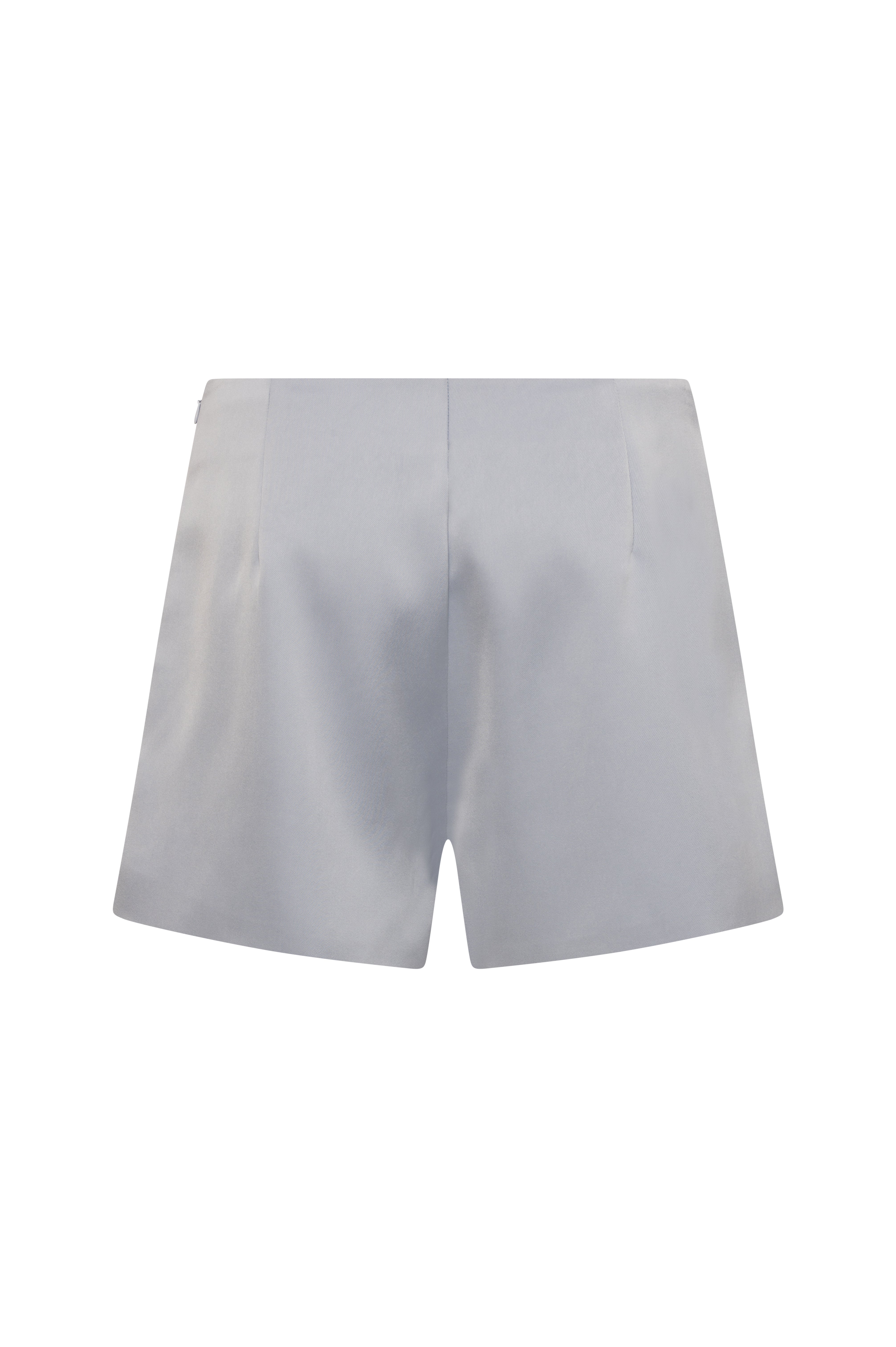 Short pant regular fit made in satin with flowers applied Fracomina FQ26WV6001W853E5-K81-2