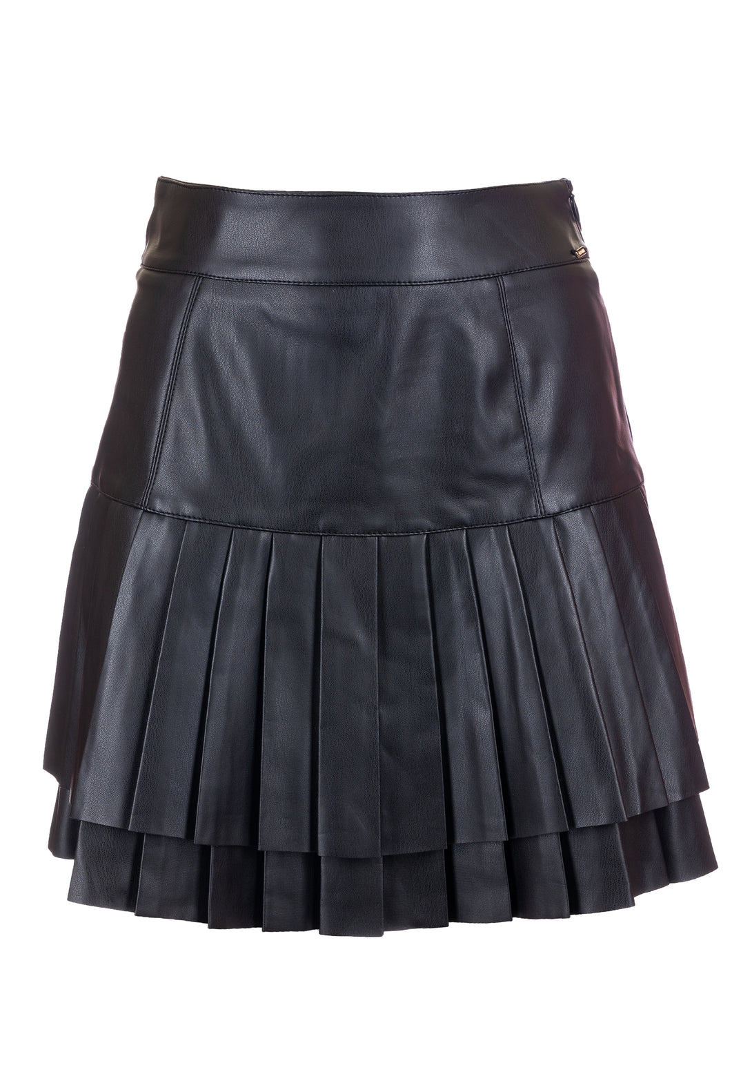 Mini skirt regular fit made in eco leather