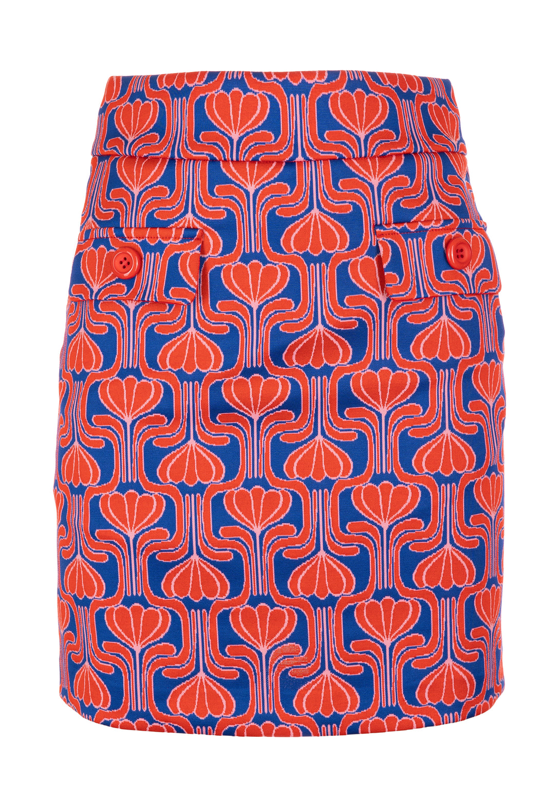 Mini sheath dress slim fit with flowery pattern