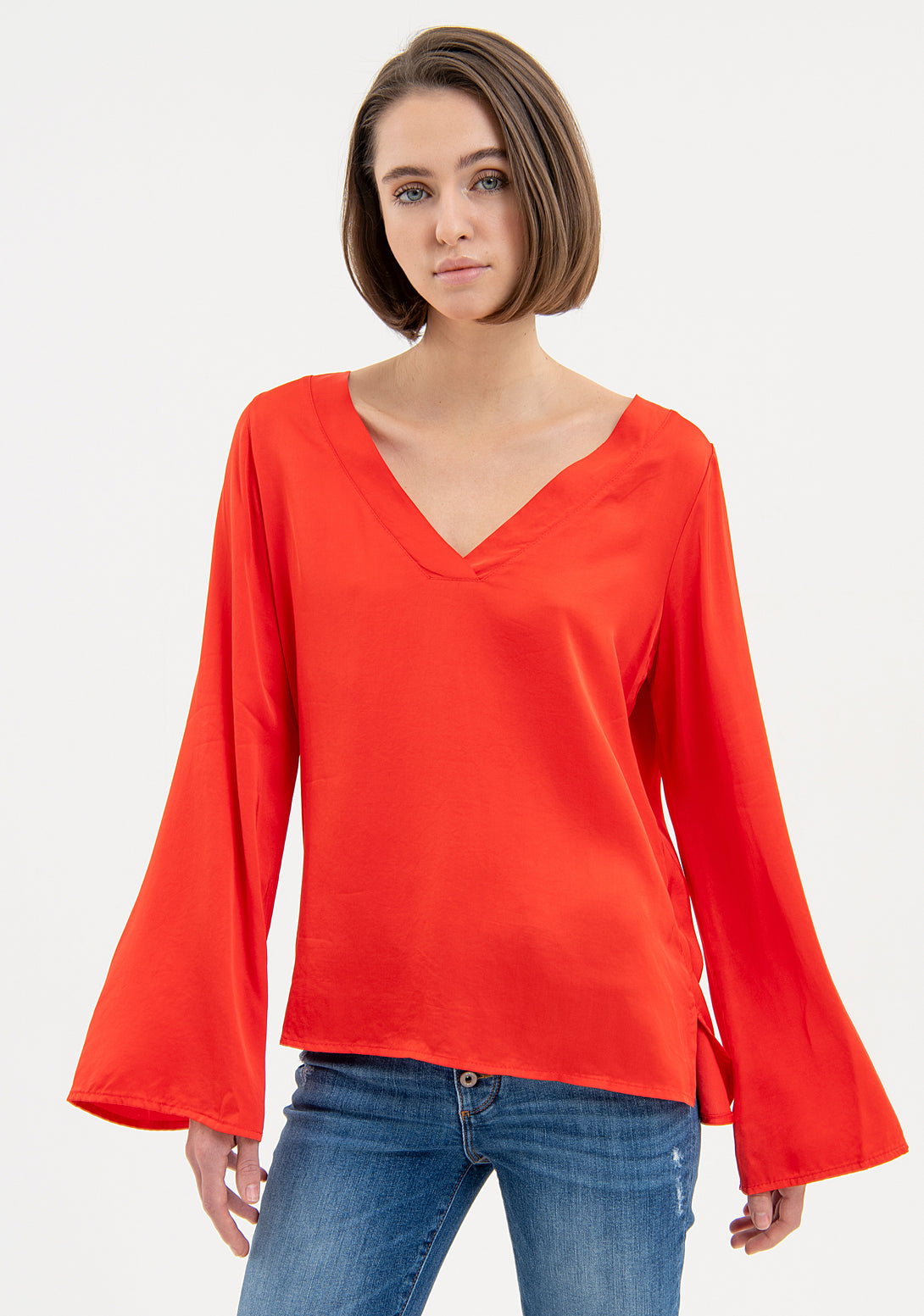 Blouse regular fit made in viscose