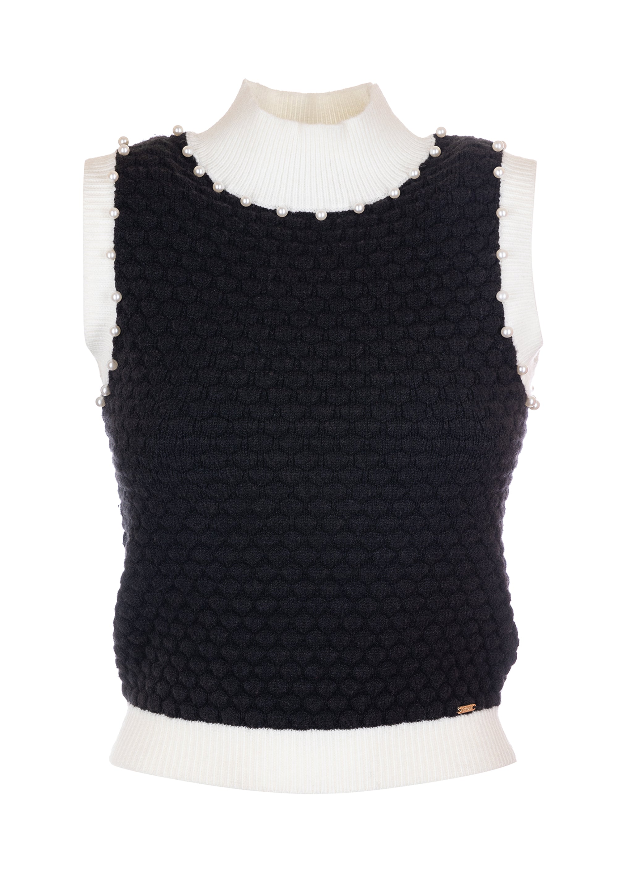 Sleeveless knitwear cropped Fracomina FR23WT4001K45801-054-1_94bd99c4-2e1b-4c31-9a8a-fe2b8ccd202c