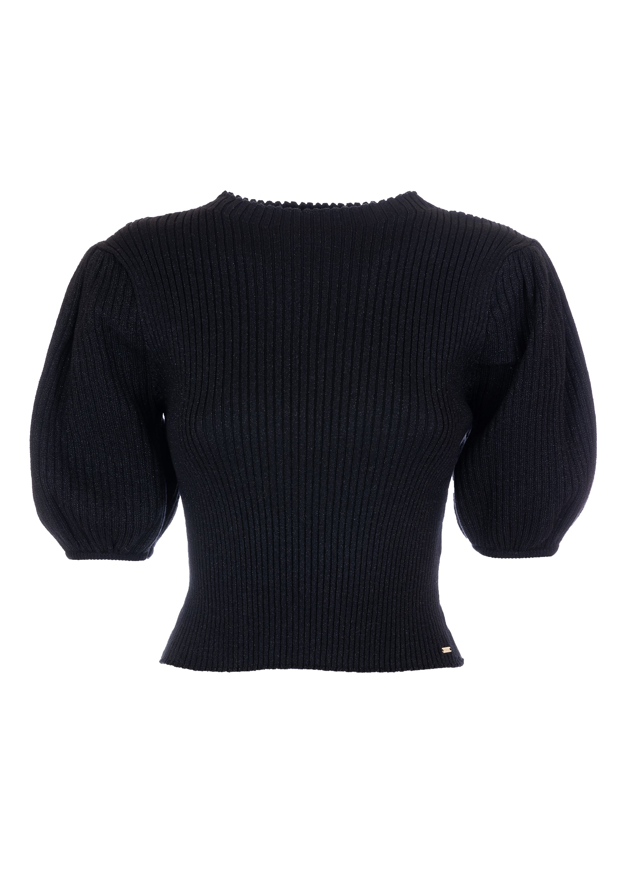 Knitwear slim fit cropped with lurex Fracomina FR23WT7028K501Q7-I83-1_c3a9c9be-76e9-4d8a-8036-d5a7055e77d3