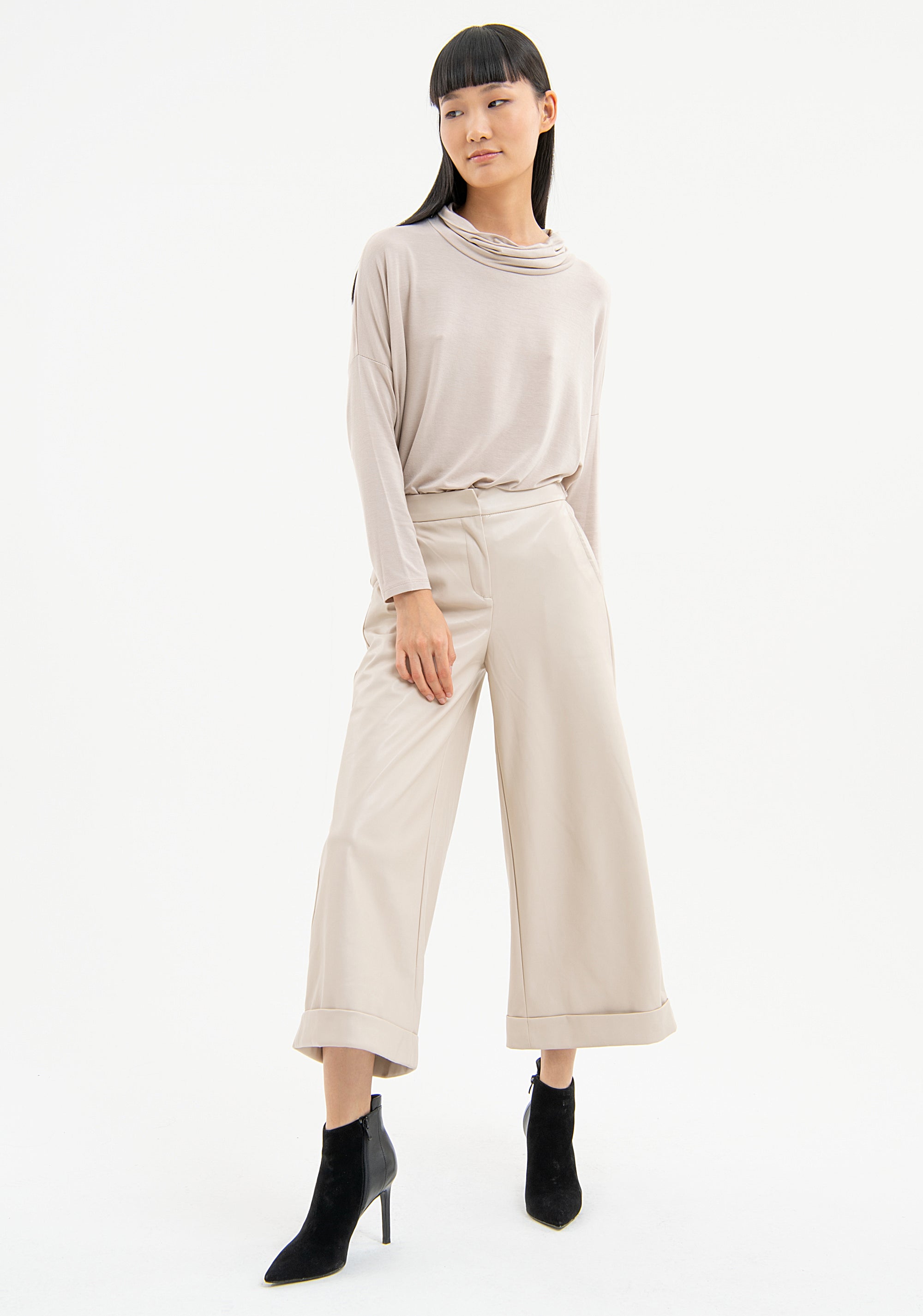 Culotte pant cropped Fracomina FR23WVB003E40001-108-1