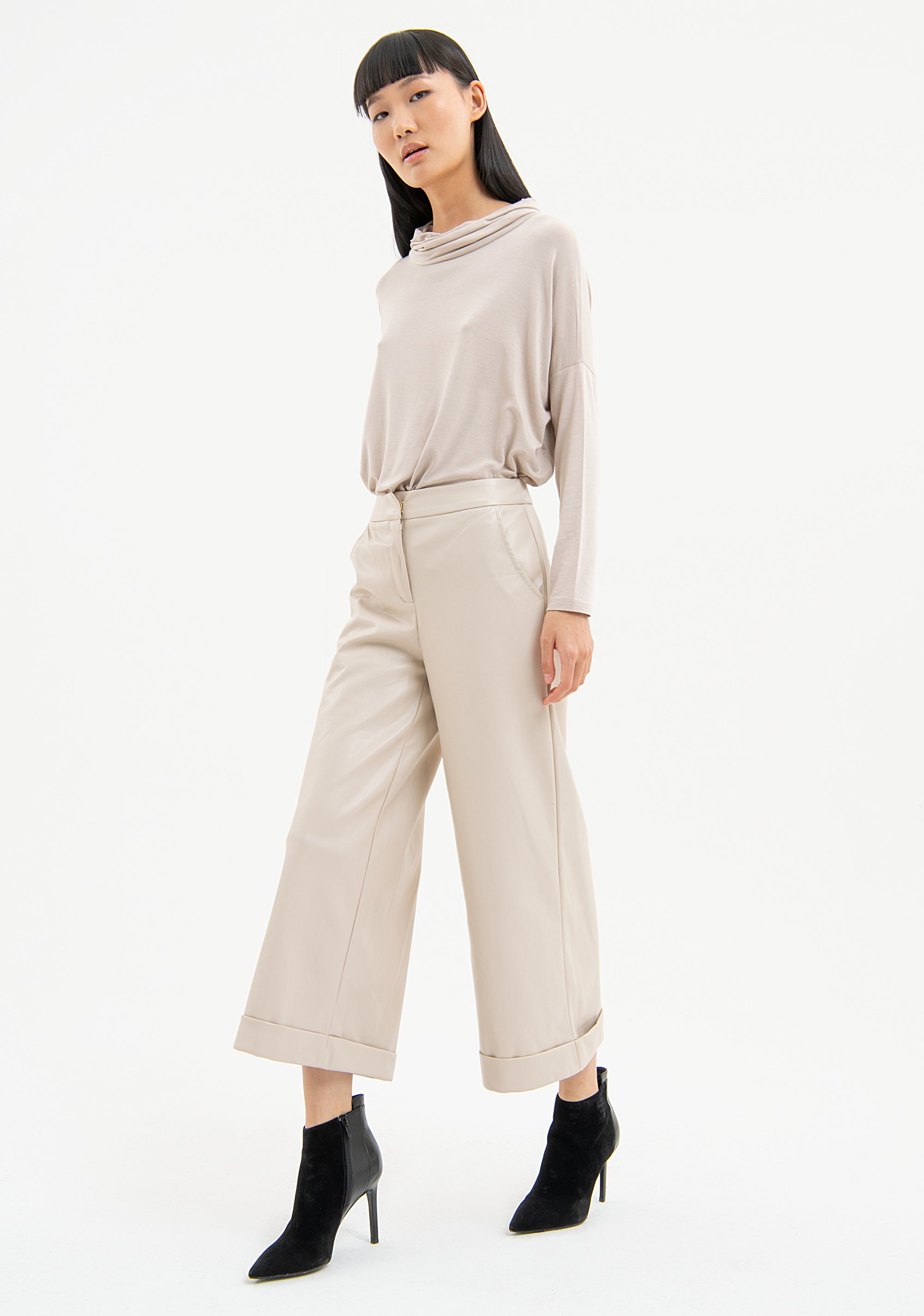 Culotte pant cropped Fracomina FR23WVB003E40001-108-4