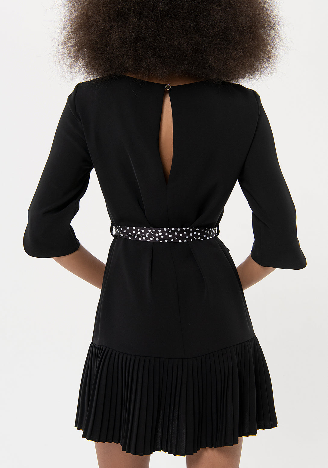 Mini dress A-shape with belt Fracomina FR24SD1001W50501-053-4