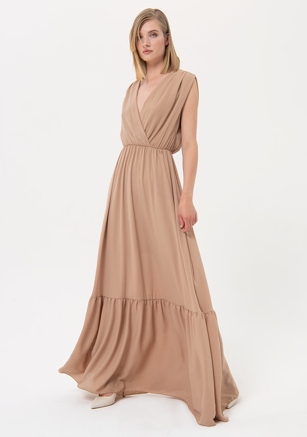 Long sleeveless dress Fracomina FR24SD3028W41201-093-1