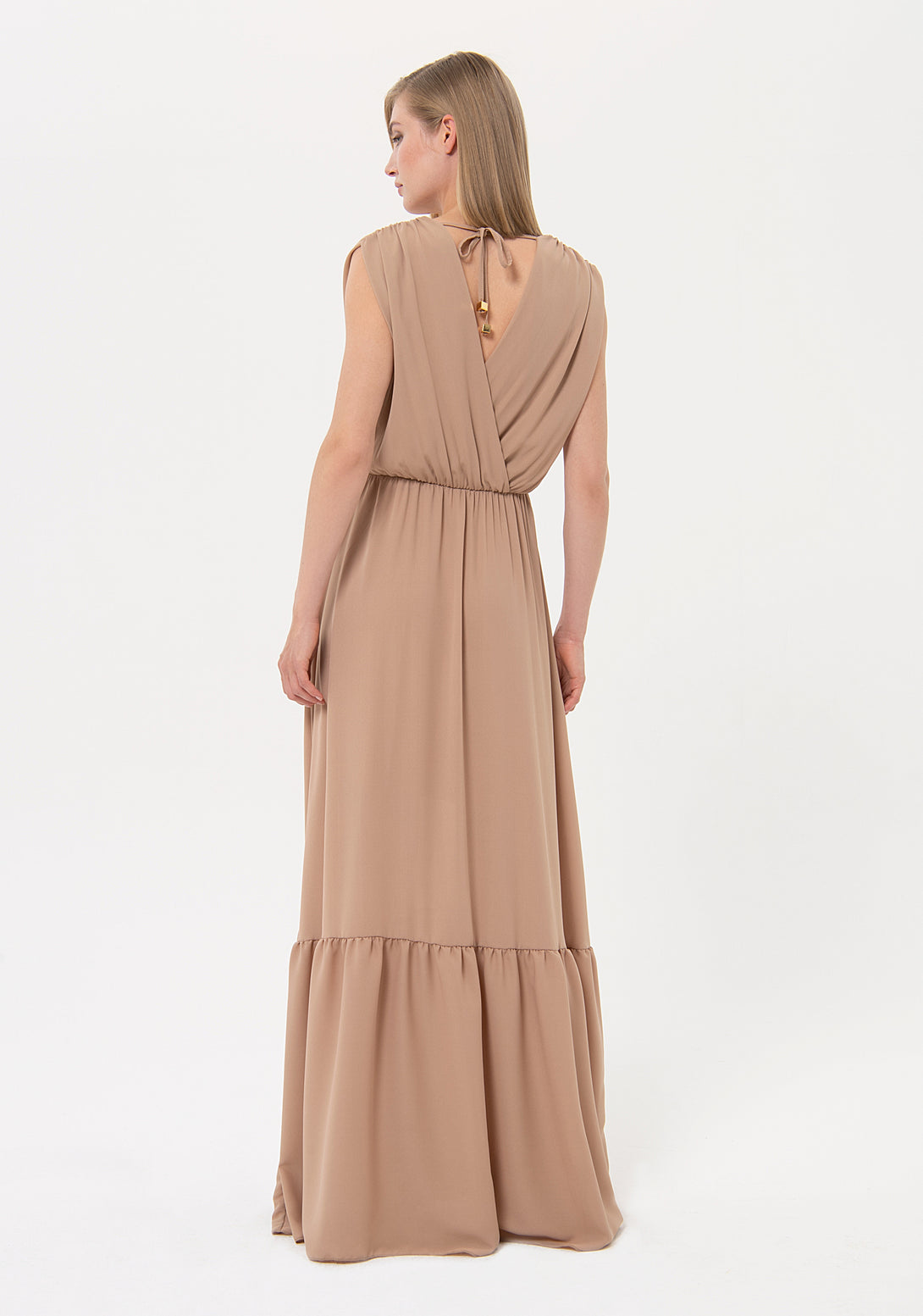 Long sleeveless dress Fracomina FR24SD3028W41201-093-3