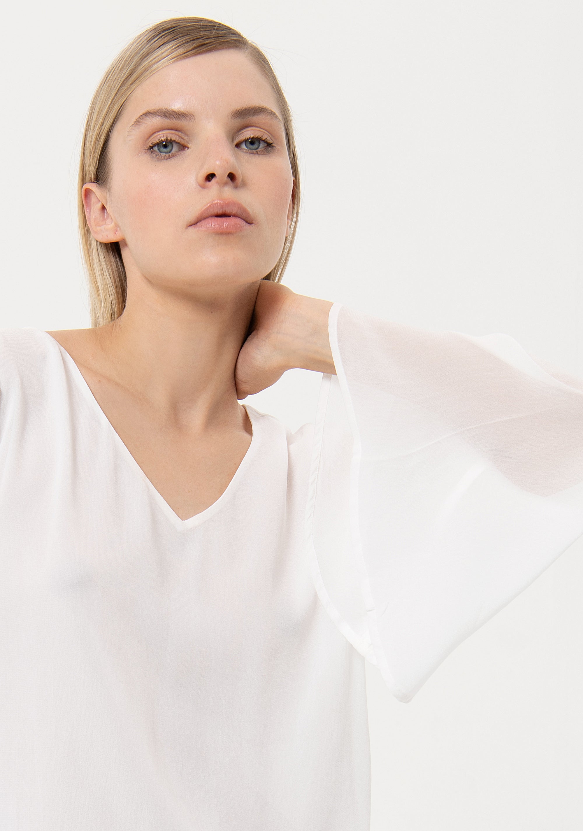 Blouse wide fit made in viscose Fracomina FR24ST1028W42801-278-2