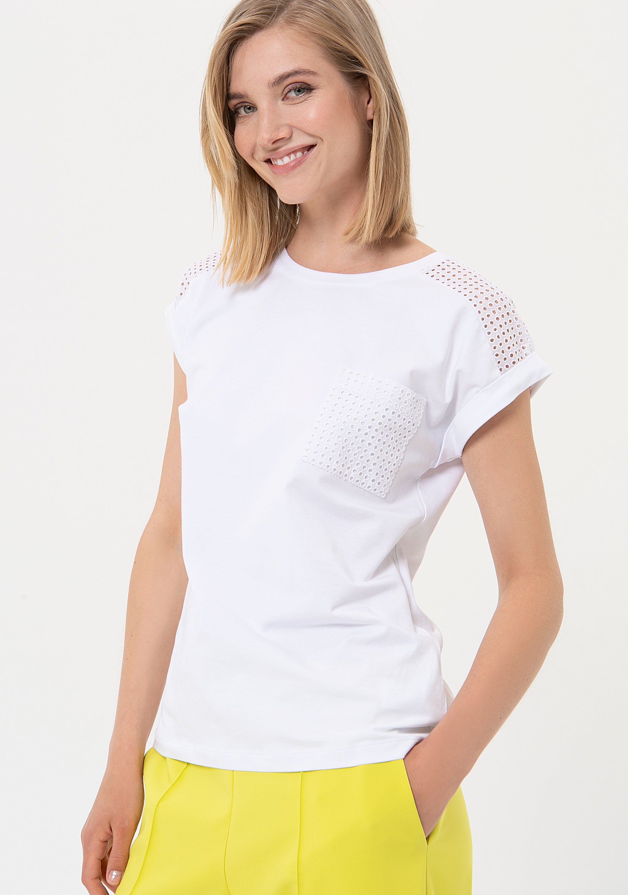 Top regular fit made in cotton jersey Fracomina FR24ST1033J451R1-278-1