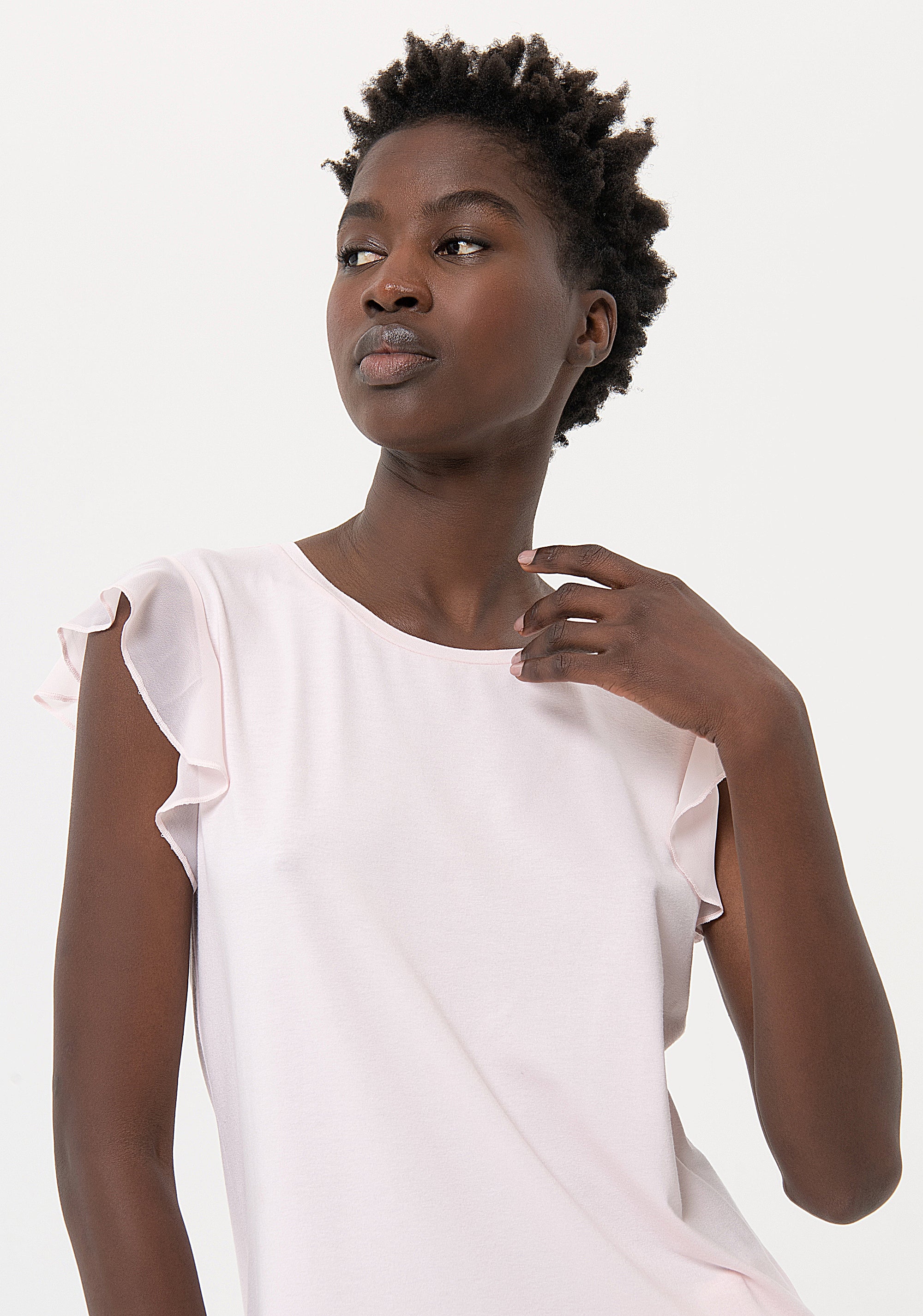 Blouse regular fit made in crèpe Fracomina FR24ST1045J45101-238-3