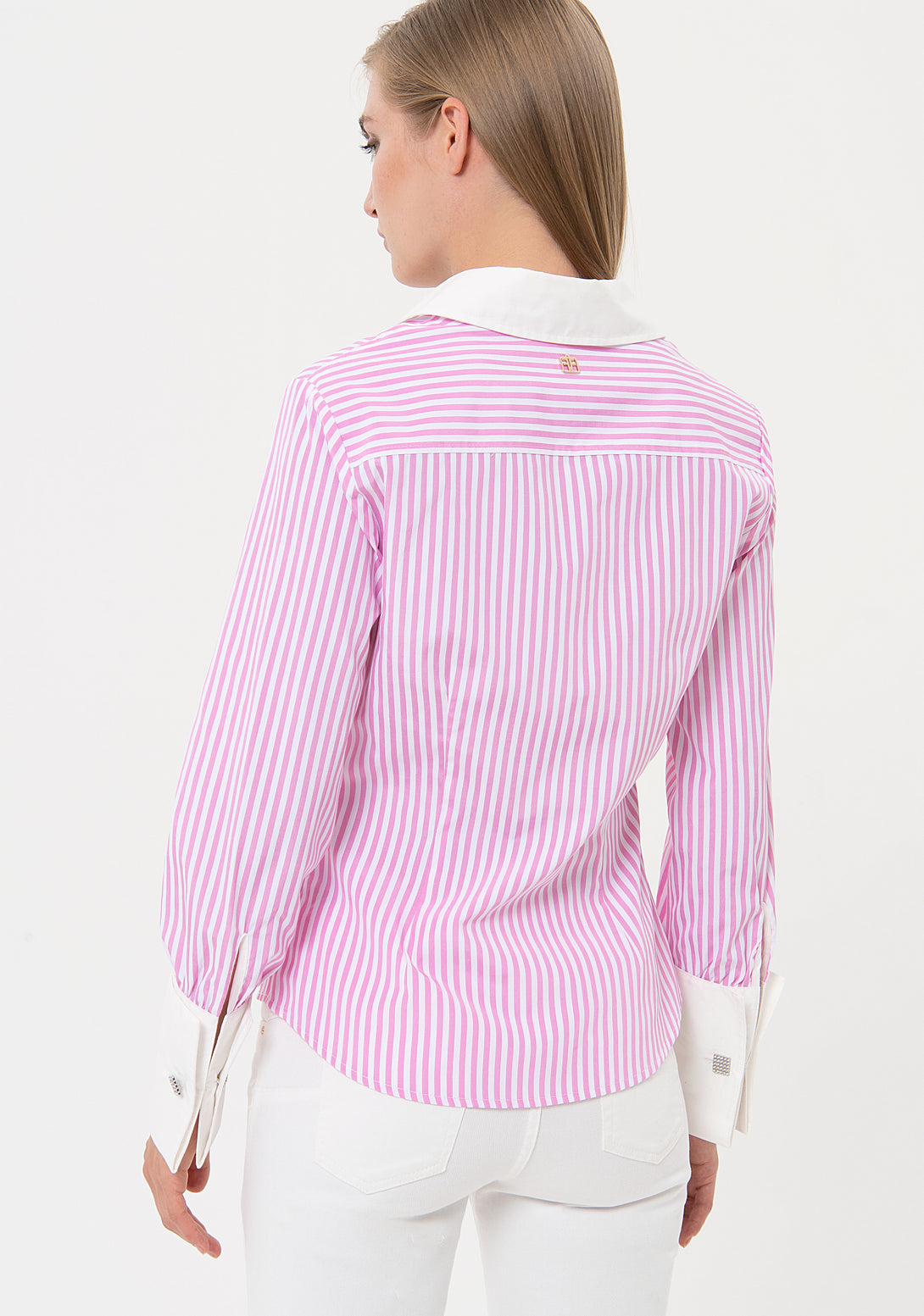 Shirt regular fit with stripes Fracomina FR24ST6008W400N8-S28-3