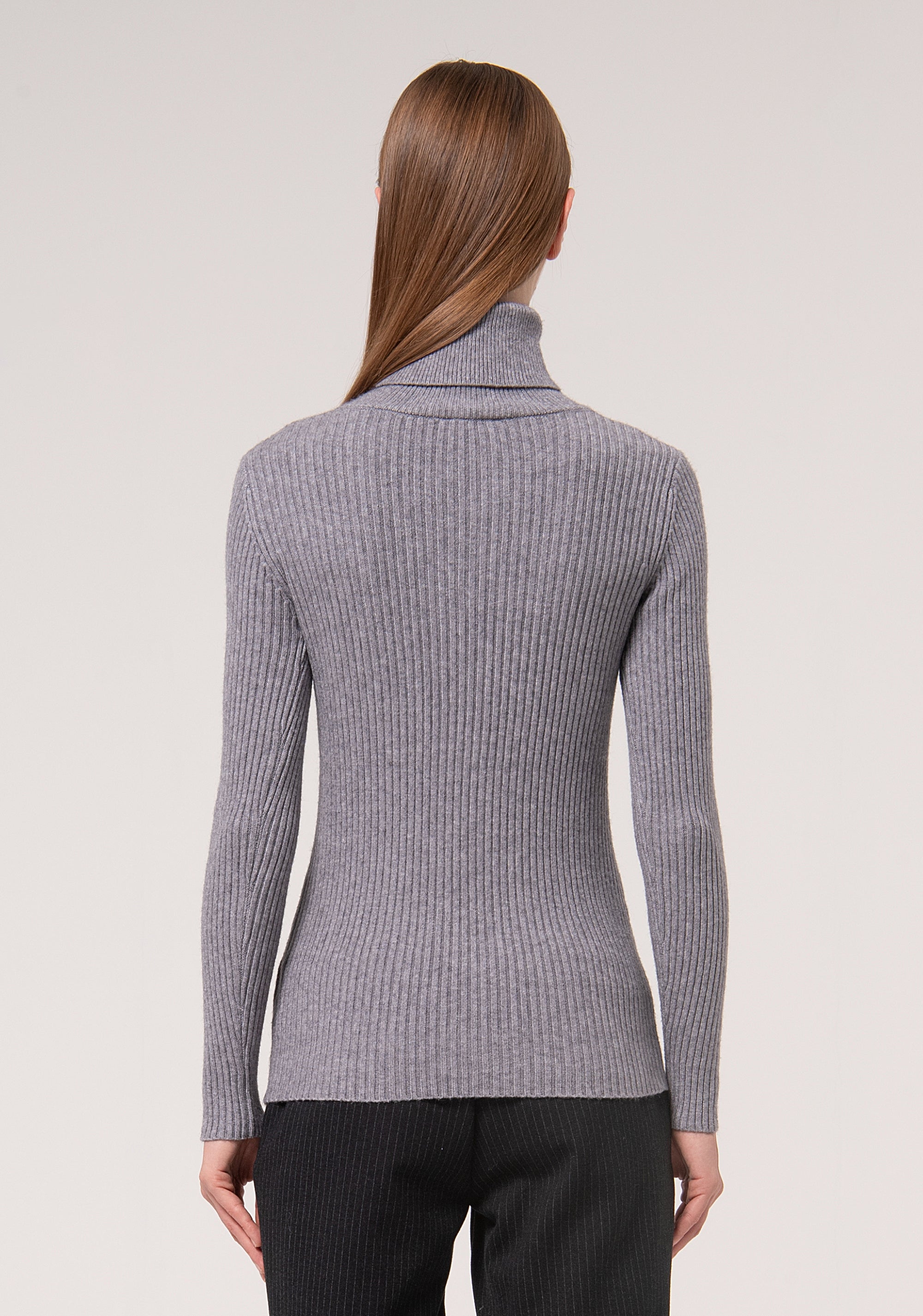 Knitwear slim fit with plaits Fracomina FR24WT7006K50201-S69-4