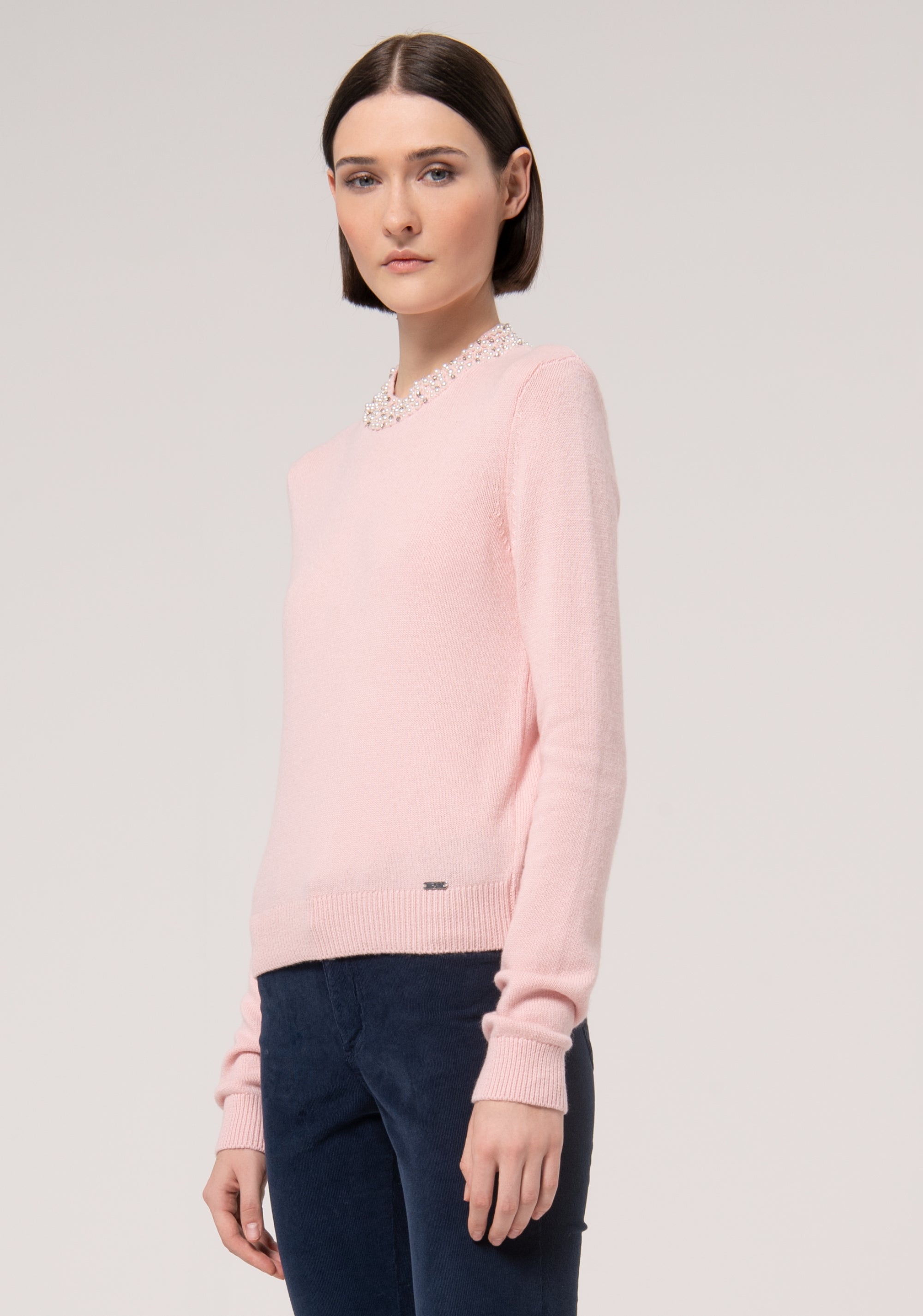 Knitwear regular fit with wool and cachemire Fracomina FR24WT7029K492R9-238-3