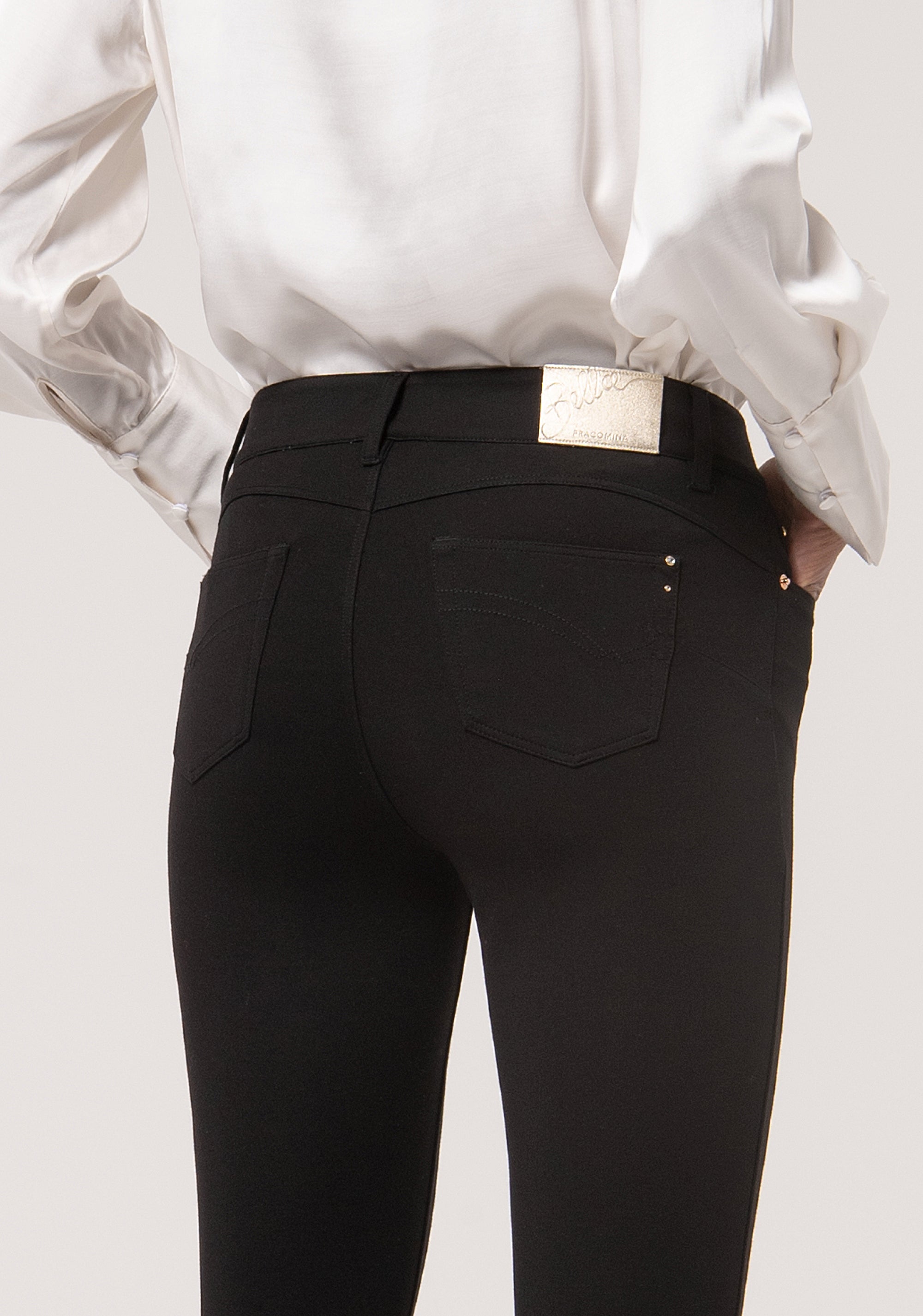 Pant regular fit with perfect shape effect made in stretch fabric Fracomina FR24WV8020W72901-053-2