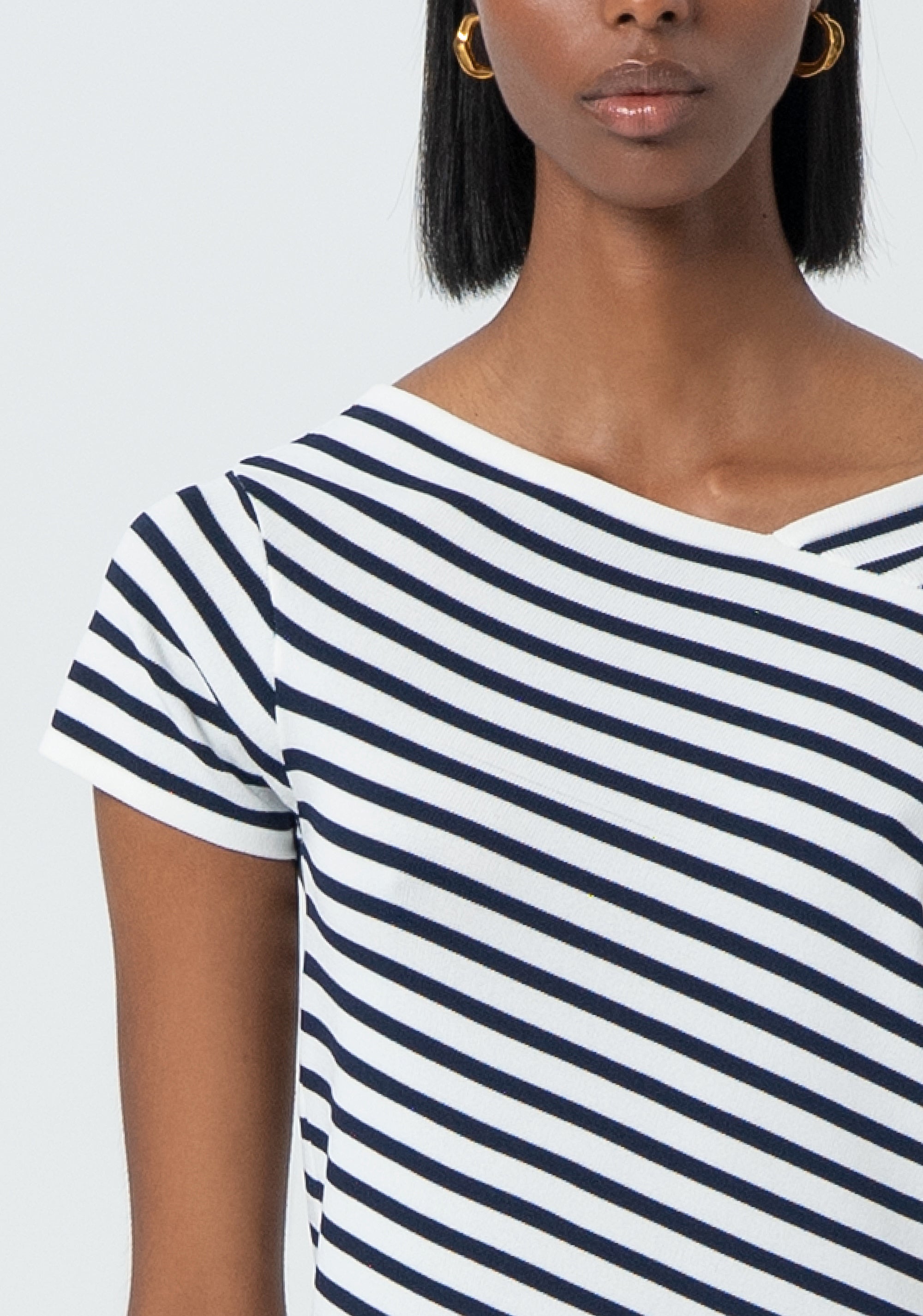 Knitwear regular fit with stripes Fracomina FR25ST7032K416N8-957-2